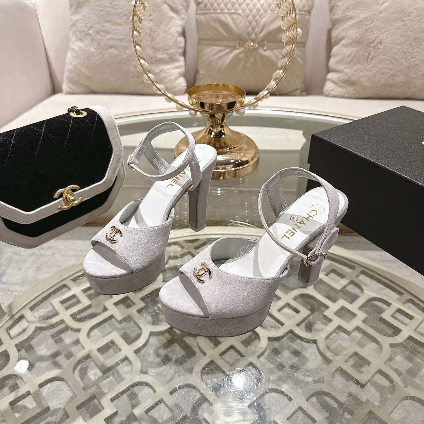 Босоножки Женские Chanel 9361033