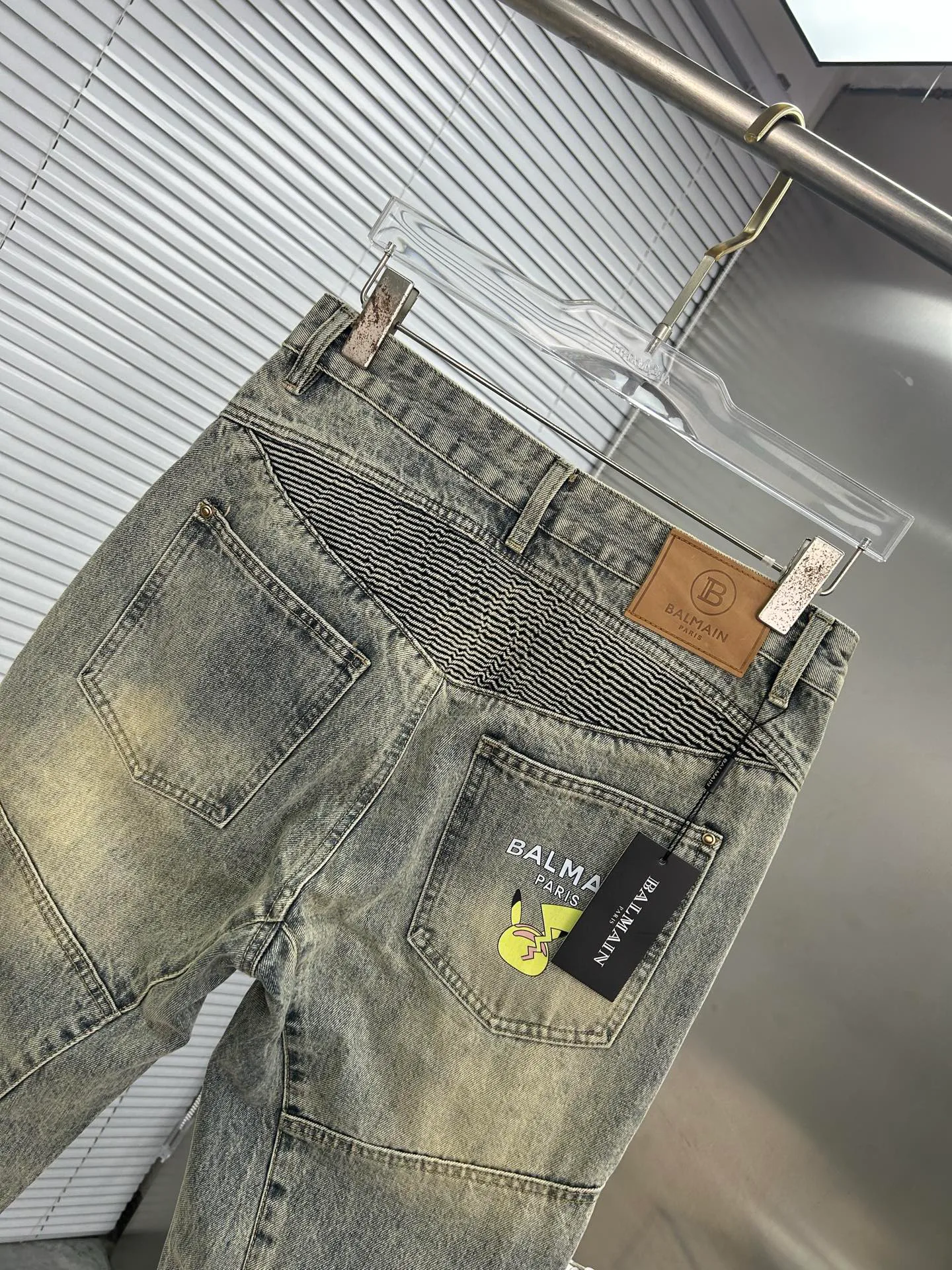 Джинсы Мужские Balmain 819036