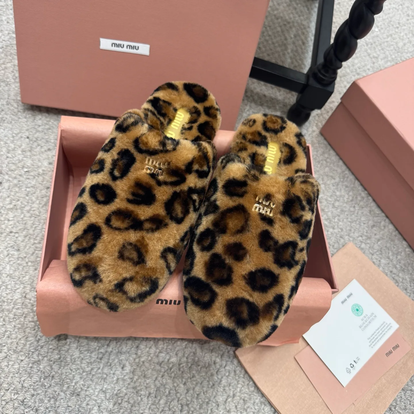 Тапочки Женские Miu Miu 195831