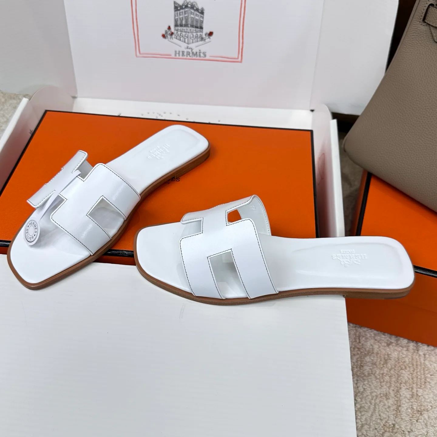 Шлепанцы Женские Hermes 3043274