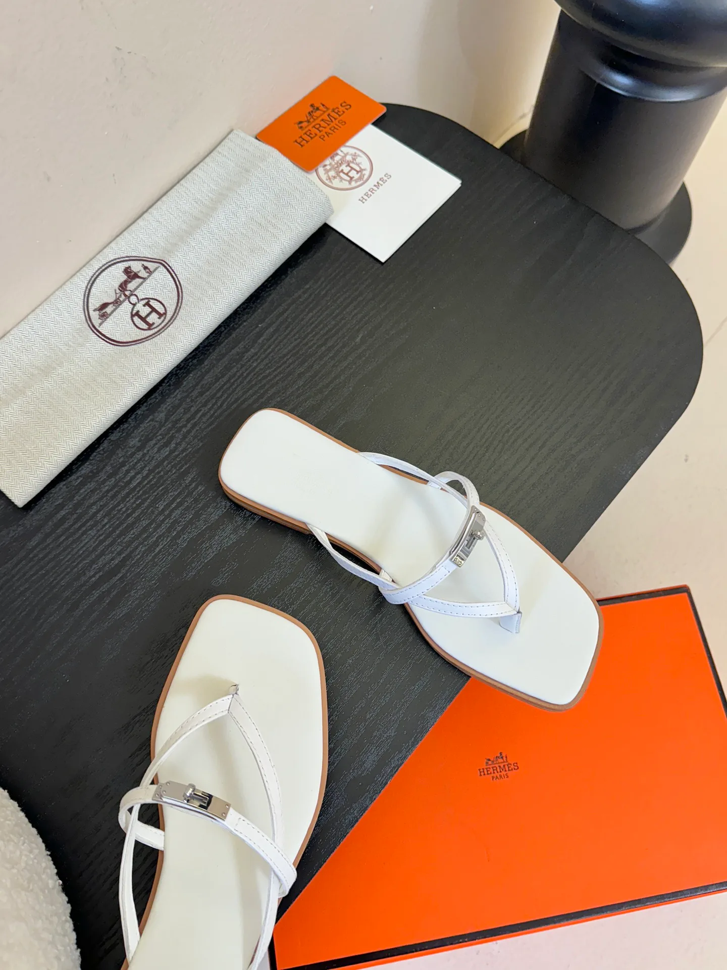 Шлепанцы Женские Hermes 1641936