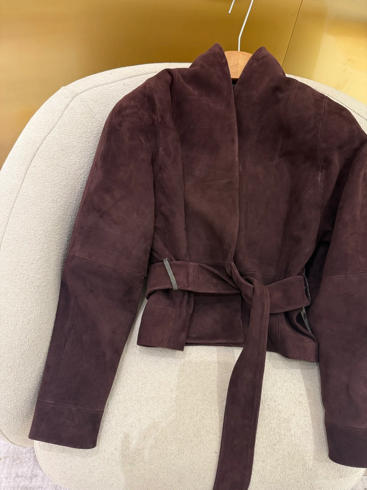 Кожаные Куртки И Дублёнки Женские Brunello Cucinelli 11544835