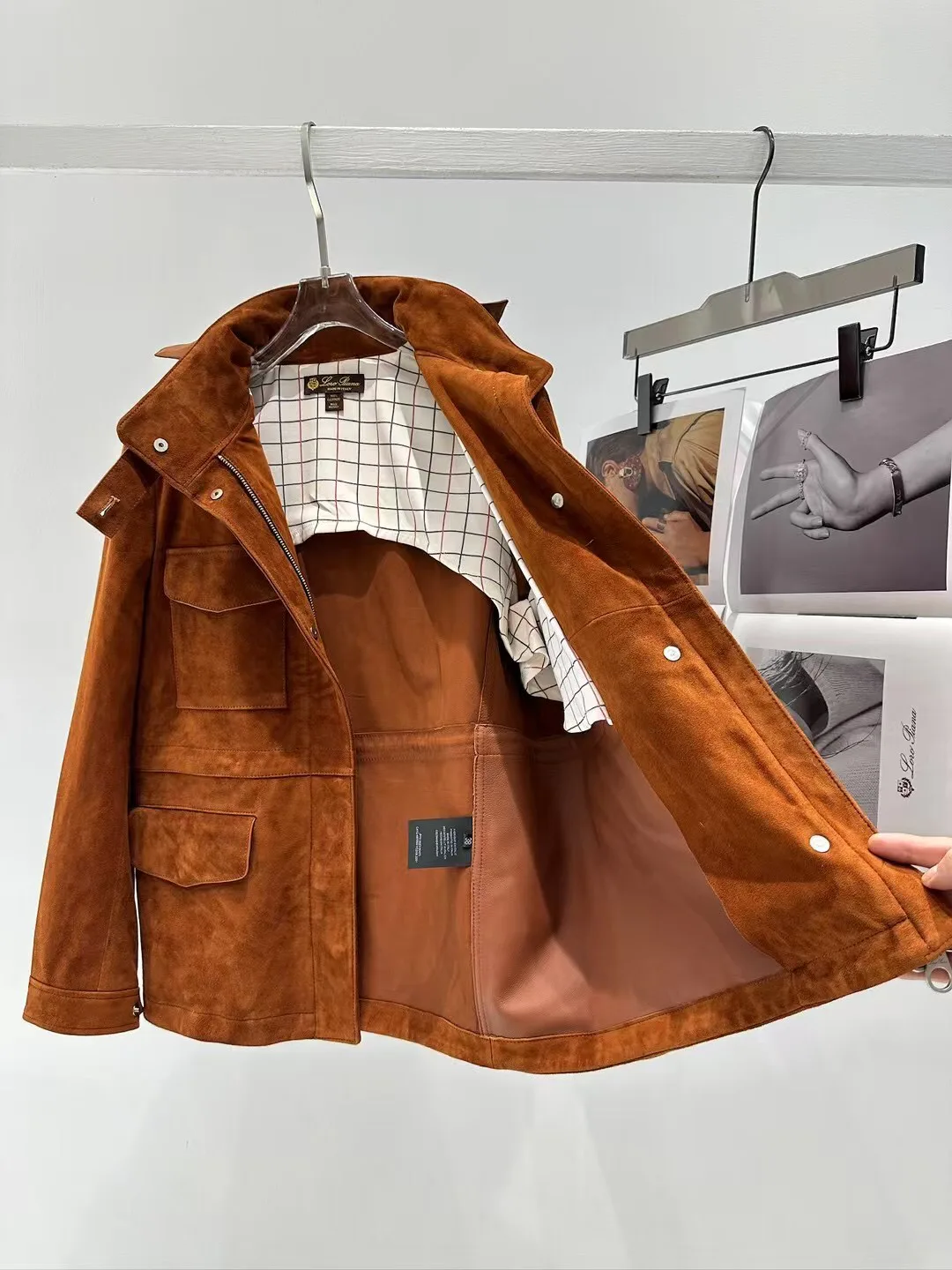 Кожаные Куртки И Дублёнки Женские Loro Piana 11700605