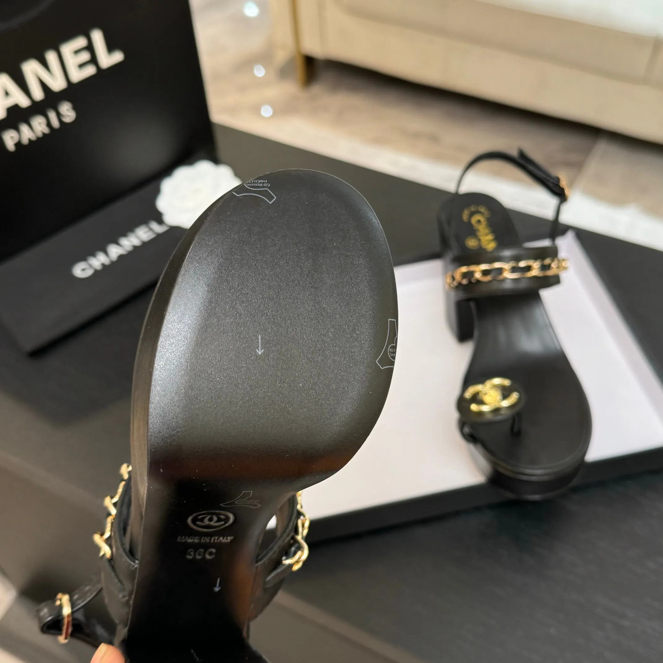 Босоножки Женские Chanel 47267