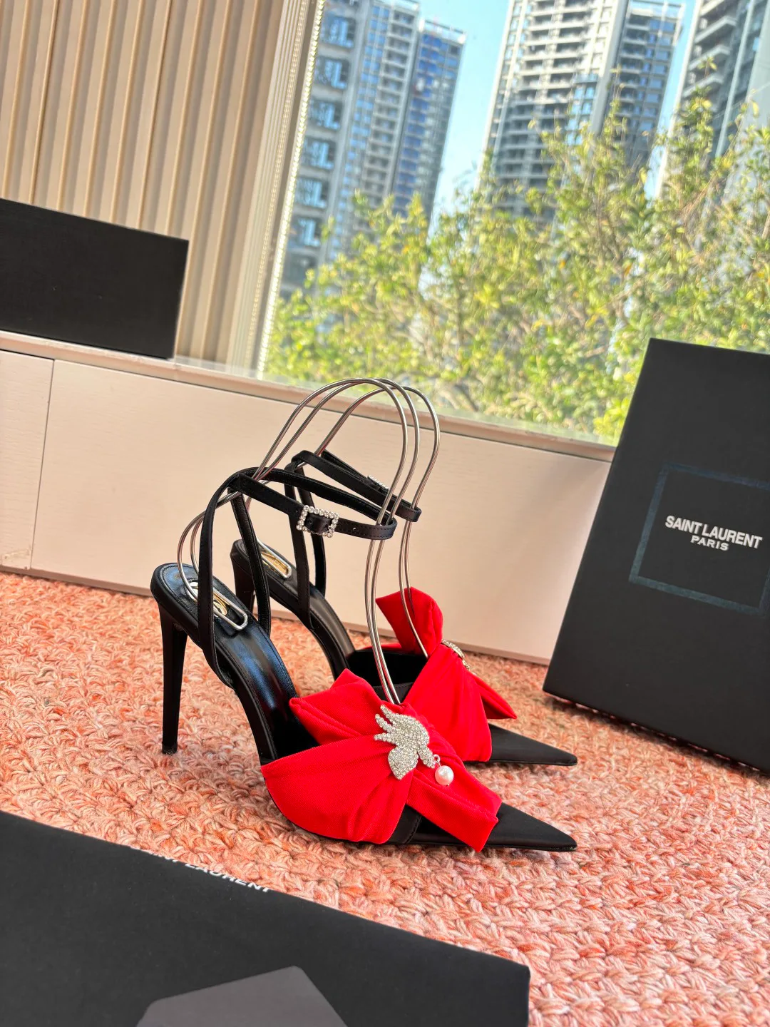 Босоножки Женские Saint Laurent 1262041