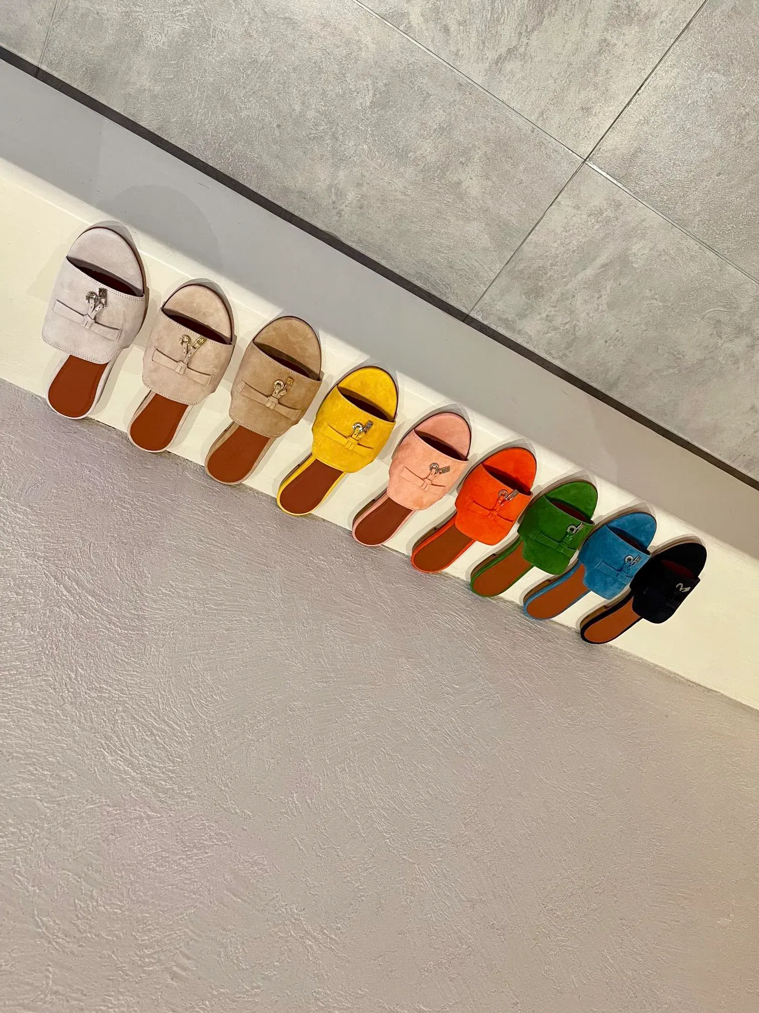 Шлепанцы Женские Loro Piana 1022031