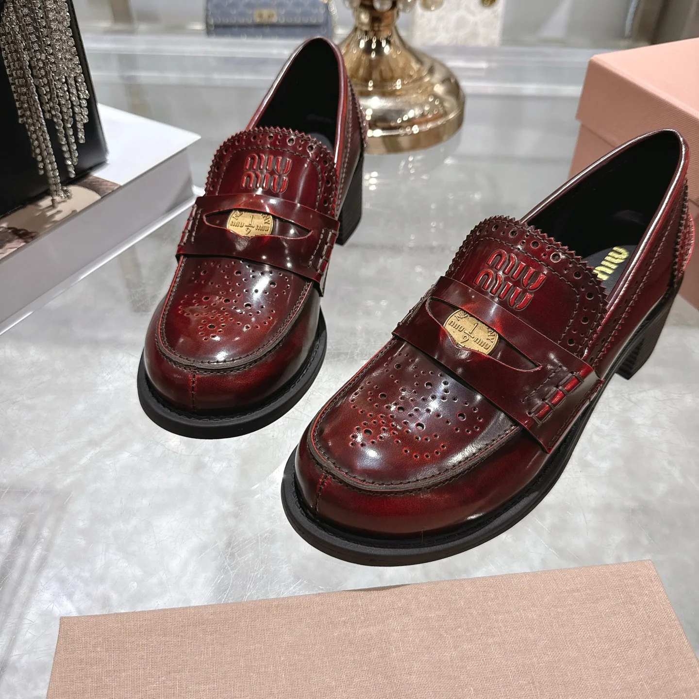 Лоферы Женские Miu Miu 397866