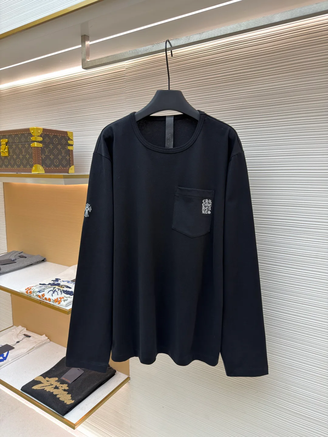 Лонгсливы Мужские Chrome Hearts 9854088