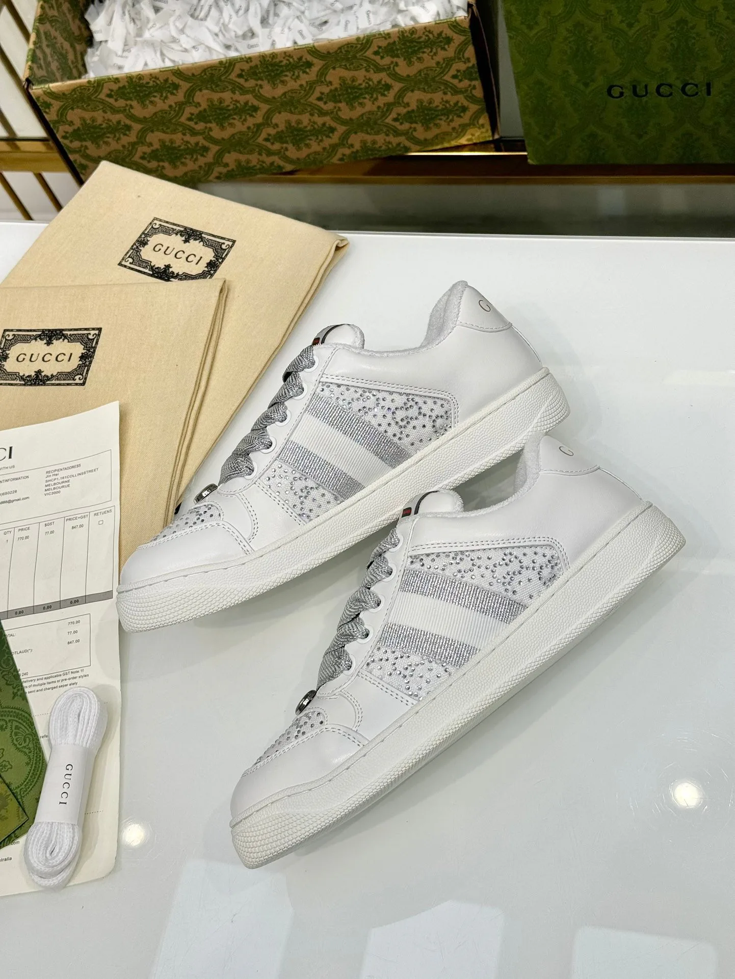 Кроссовки Женские Gucci 17620500