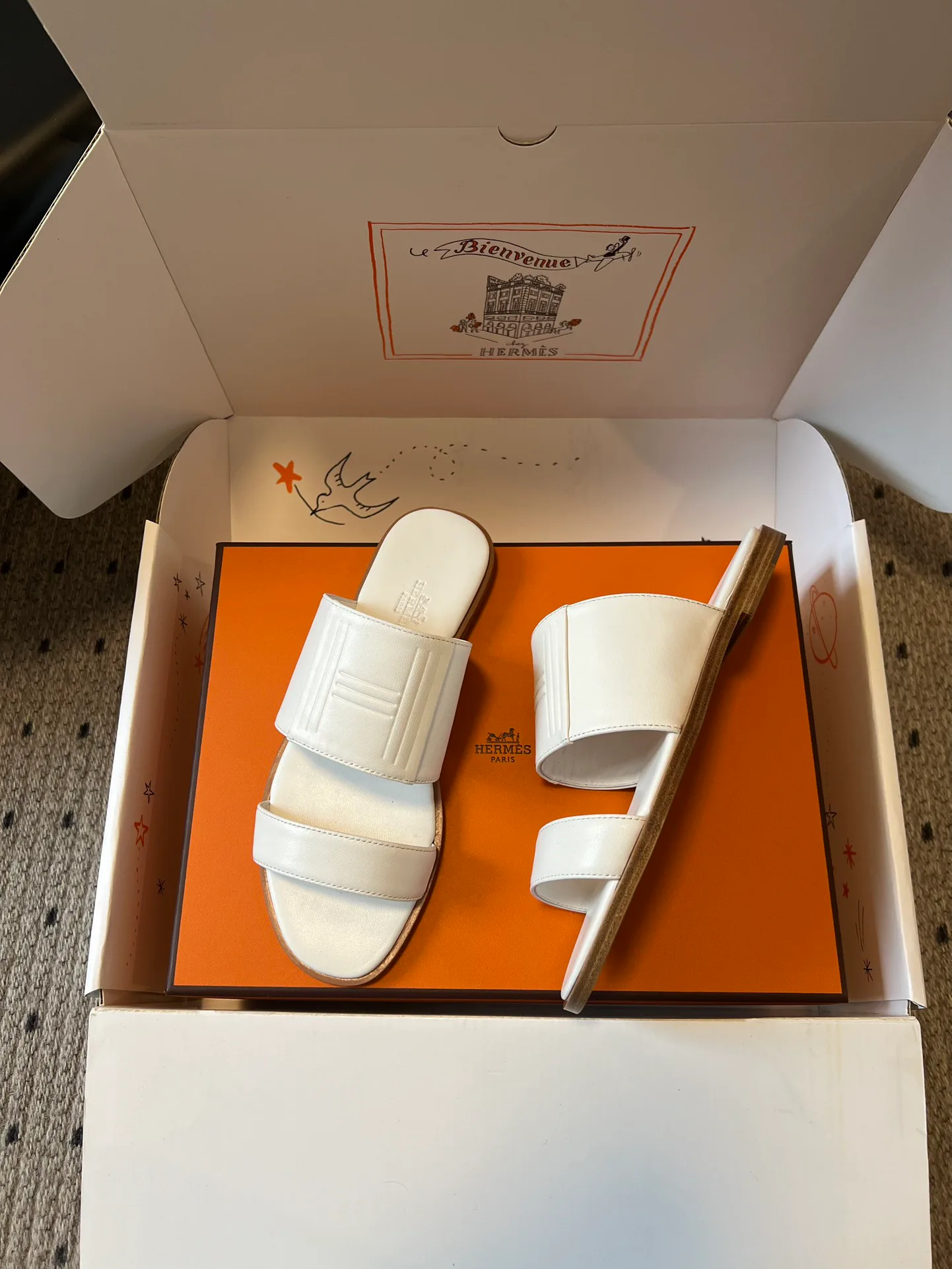 Шлепанцы Женские Hermes 10209592
