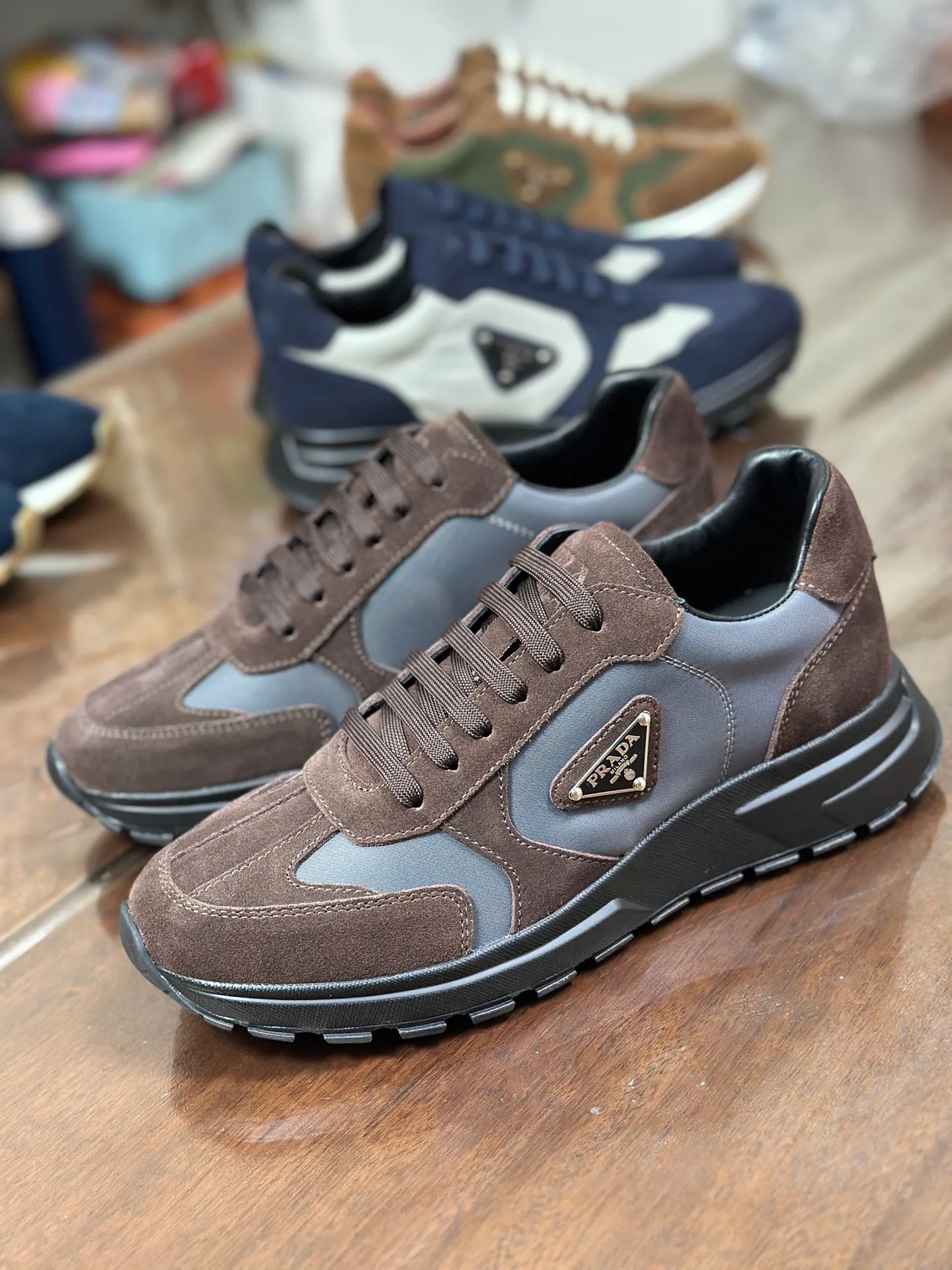 Кроссовки Женские Prada 18708502