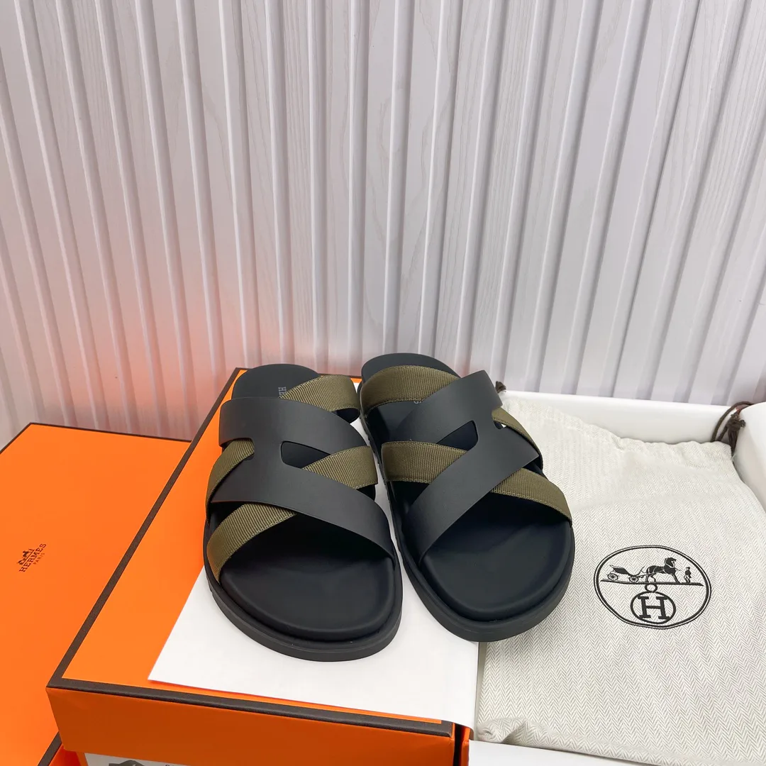 Шлепанцы Мужские Hermes 379471