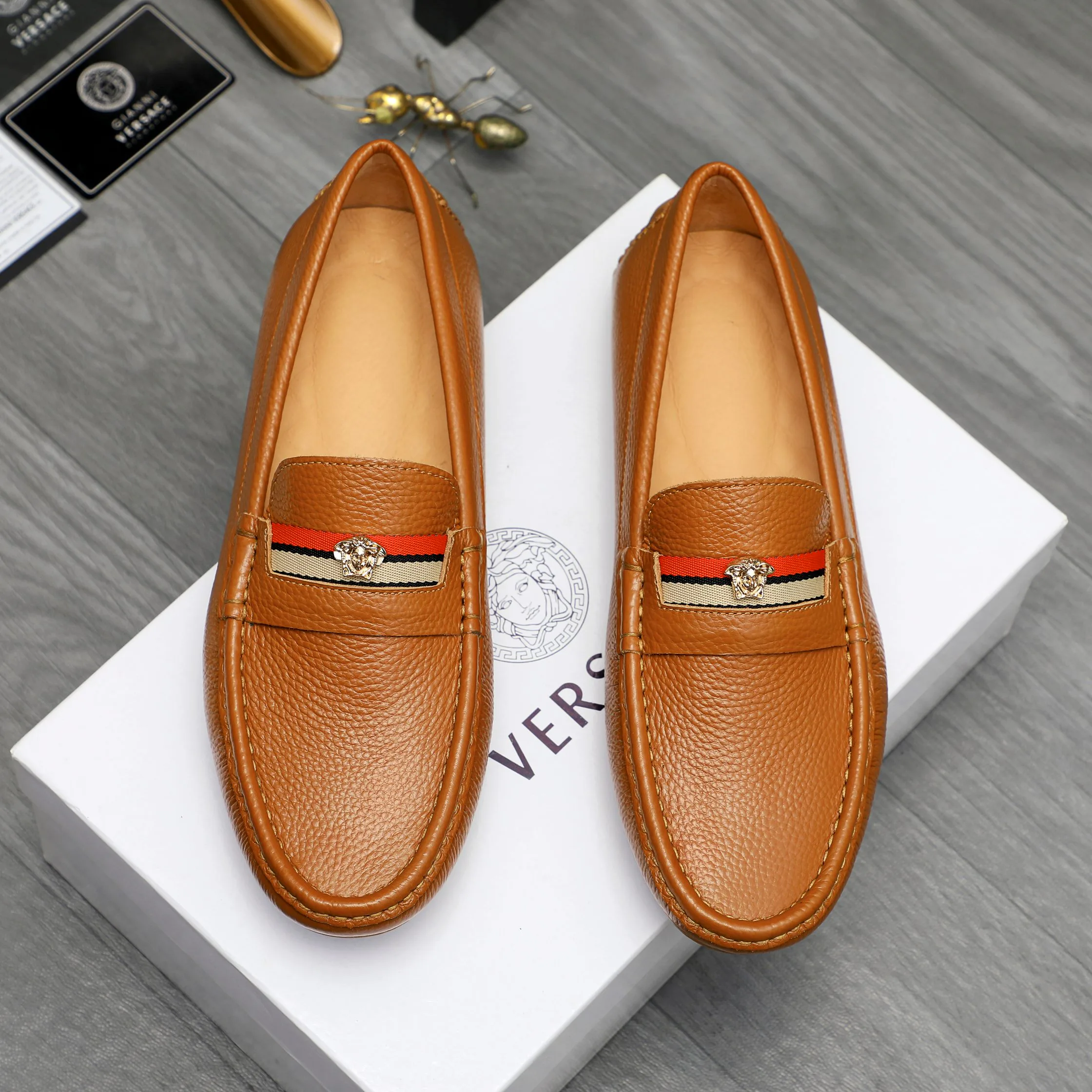 Мокасины Мужские Versace 11703851