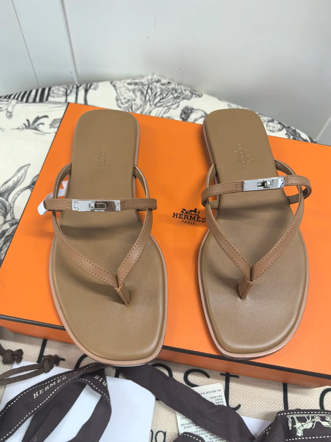 Шлепанцы Женские Hermes 14637917