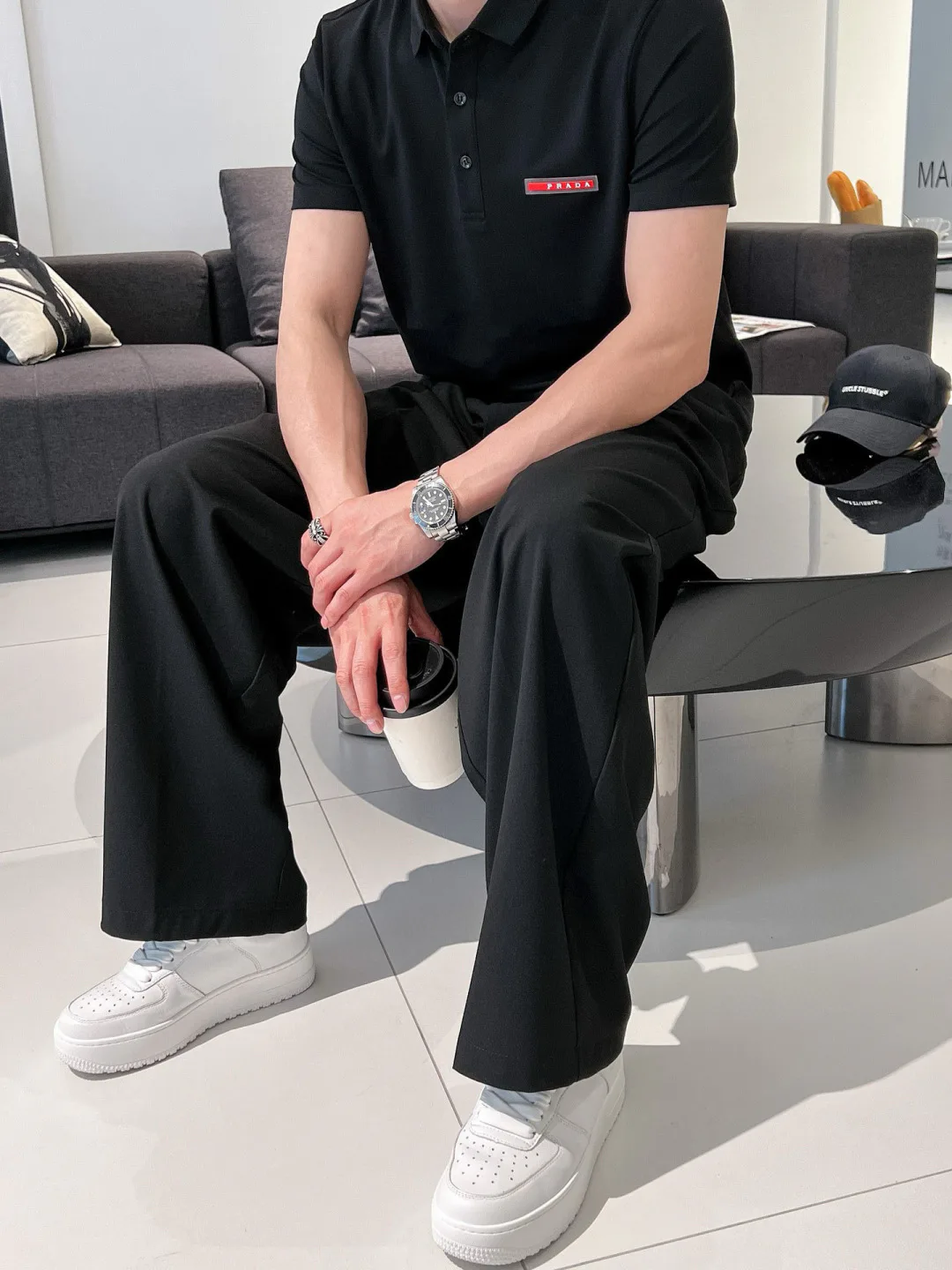 Рубашки Мужские Prada 17348993