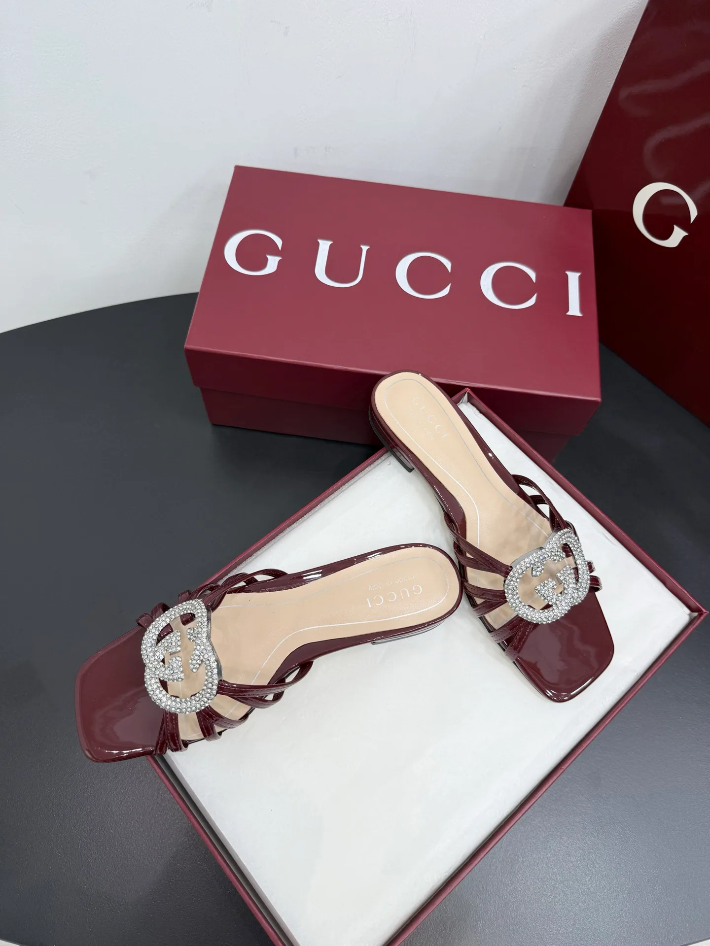 Шлепанцы Женские Gucci 457922