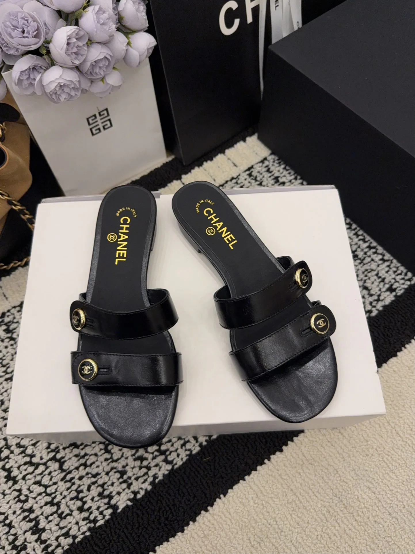 Шлепанцы Женские Chanel 403249
