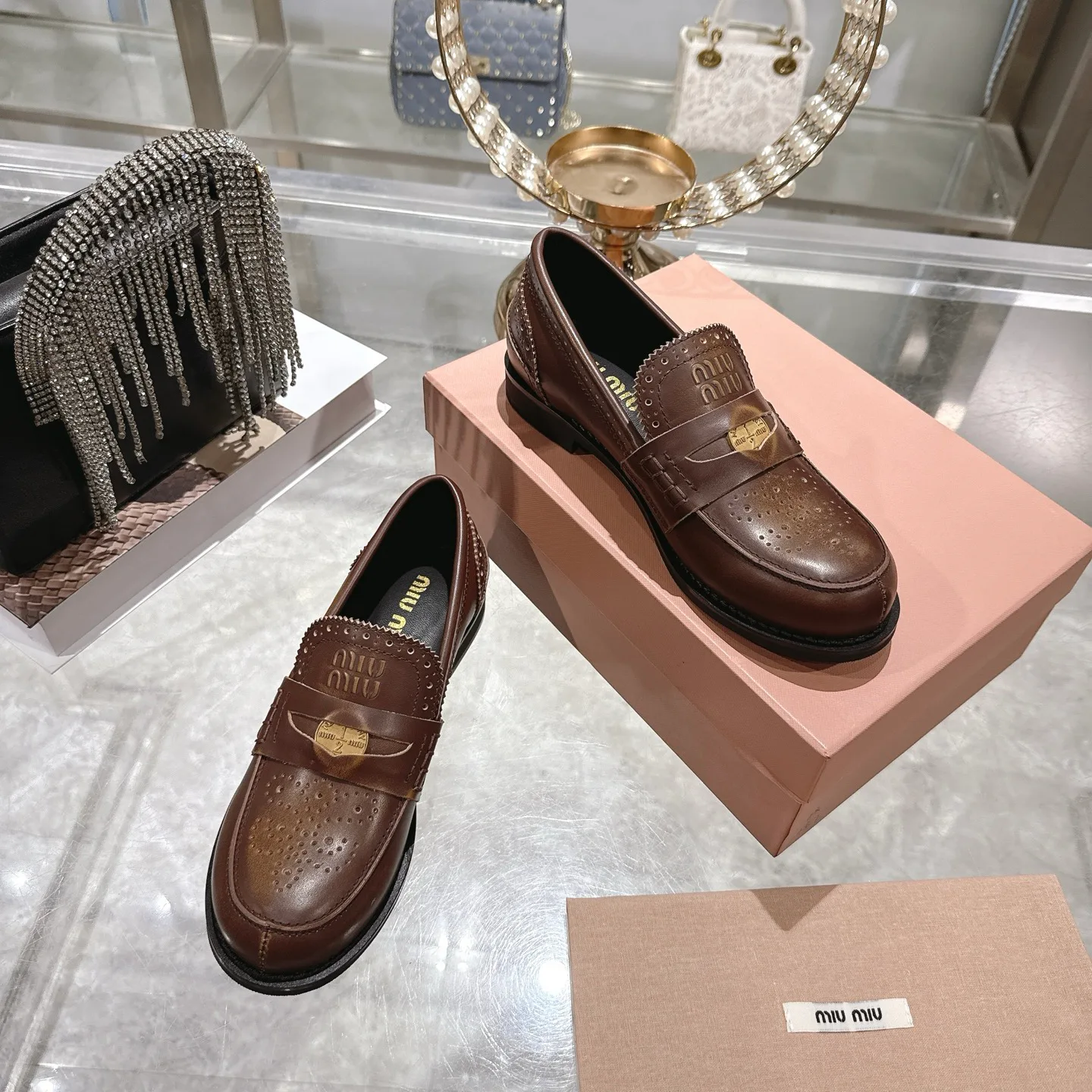 Лоферы Женские Miu Miu 397860