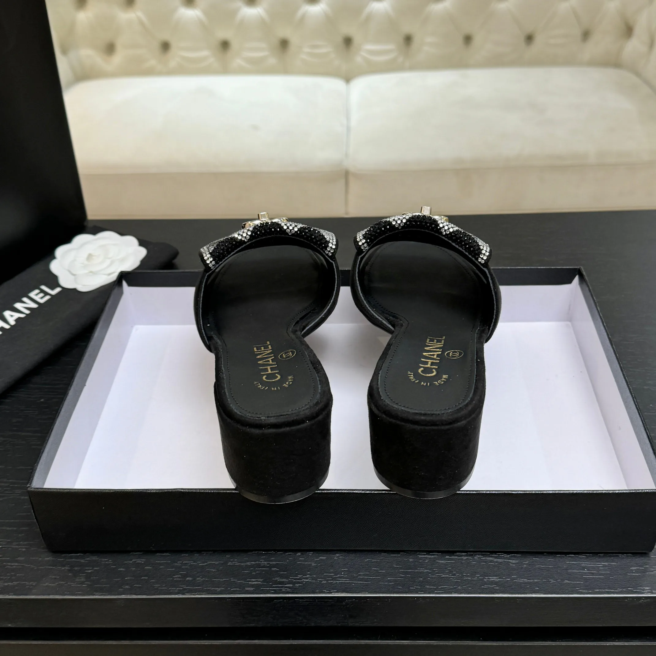 Шлепанцы Женские Chanel 1468221