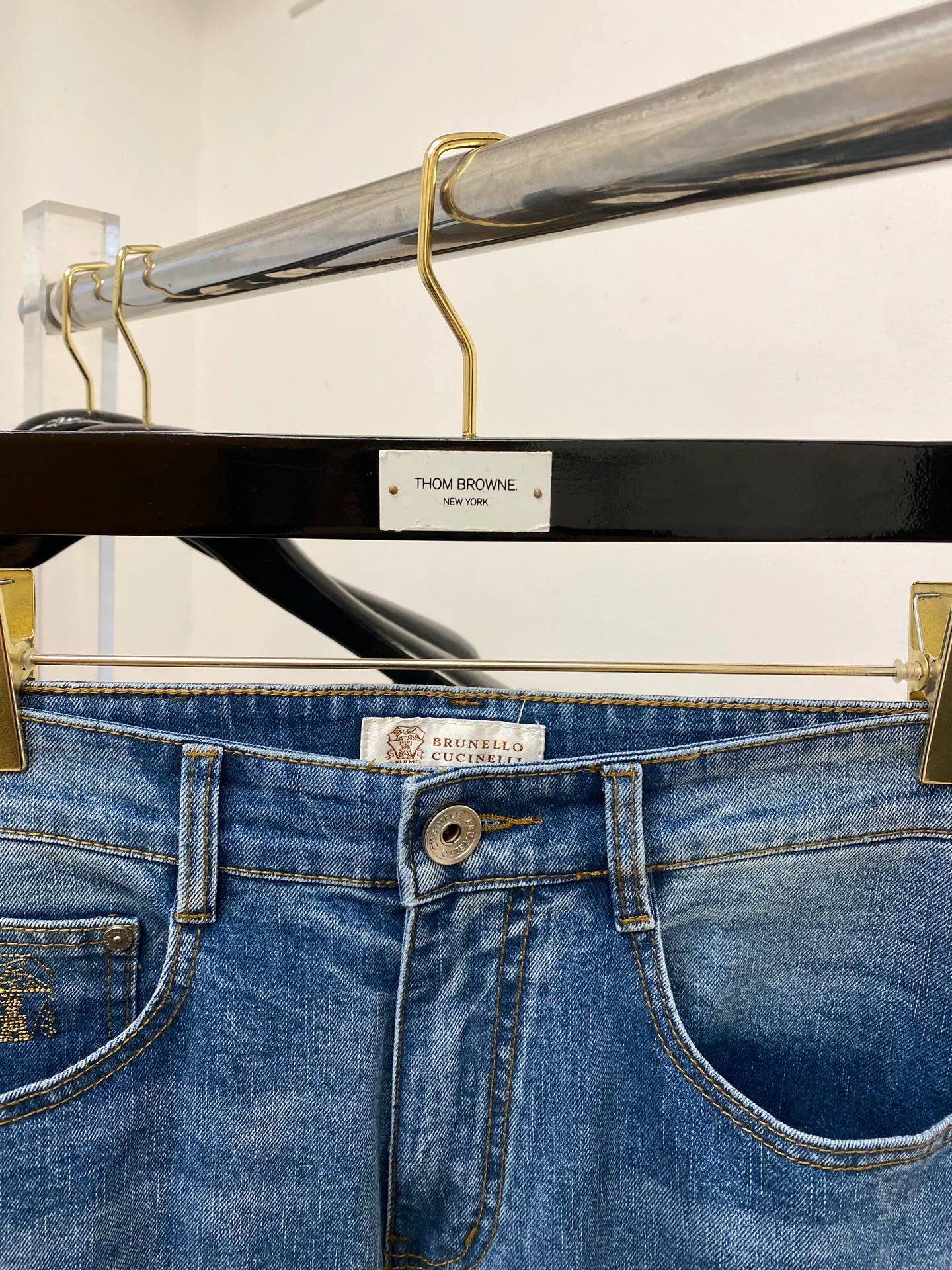 Джинсы Мужские Brunello Cucinelli 437743