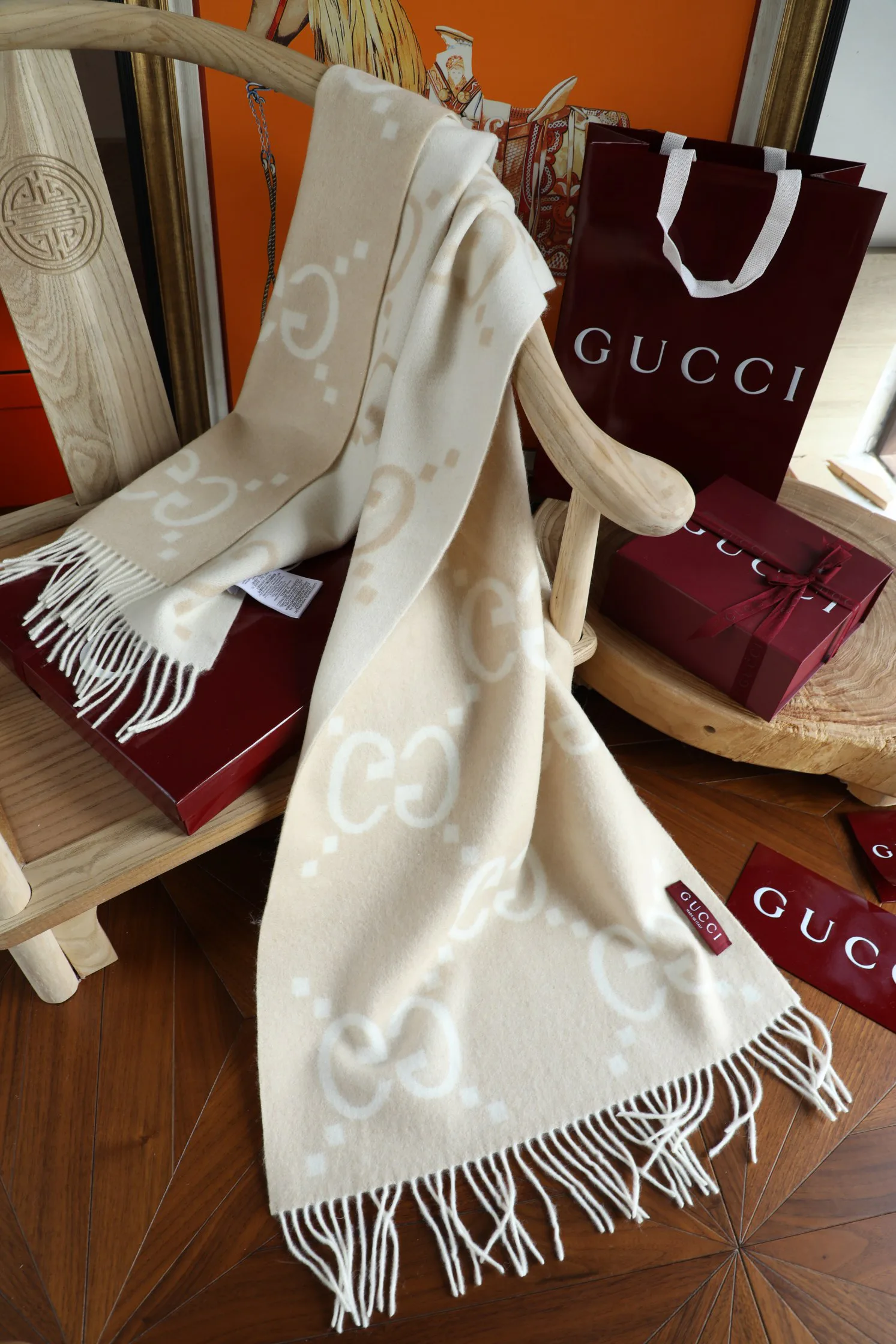 Шарфы Gucci 240513