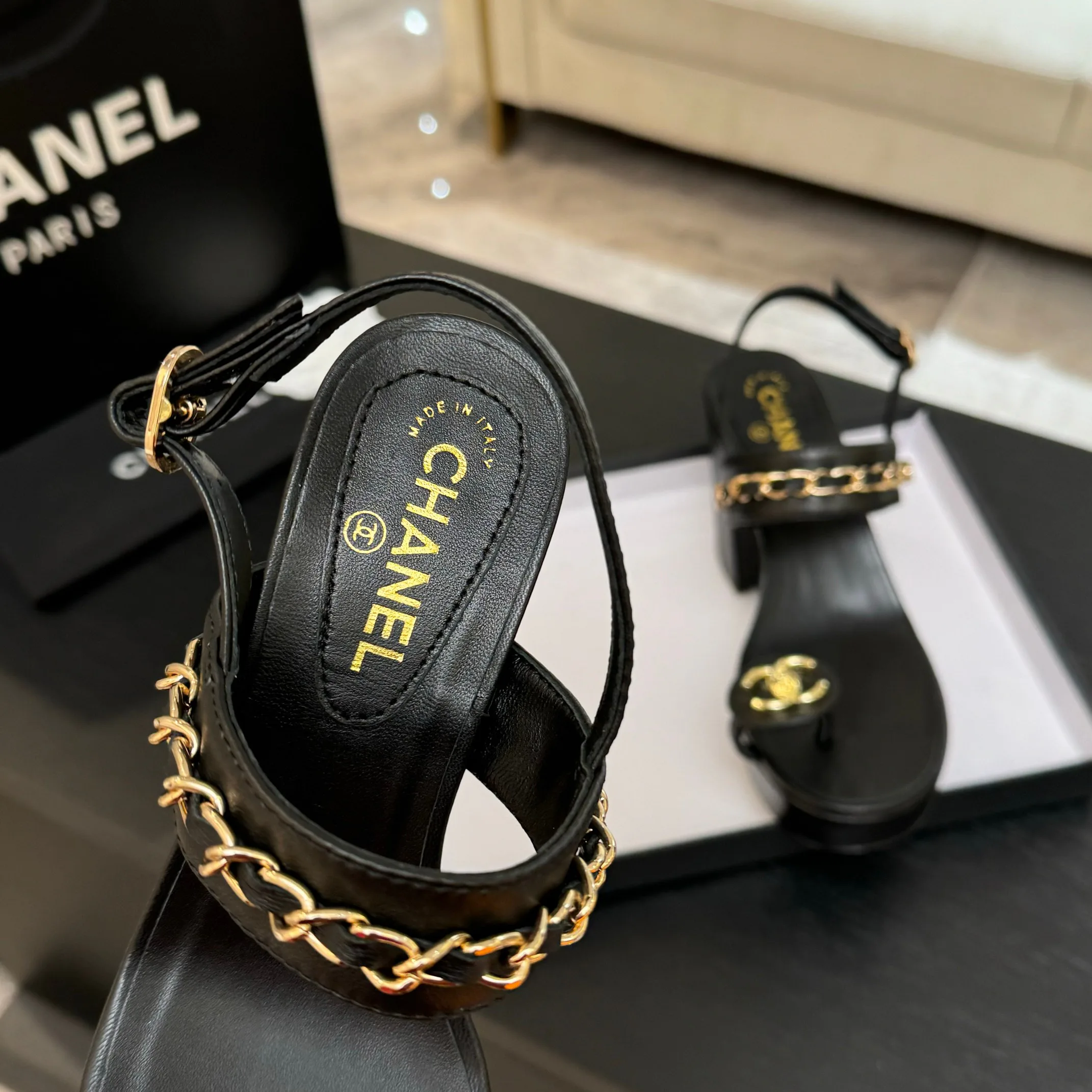 Босоножки Женские Chanel 47267