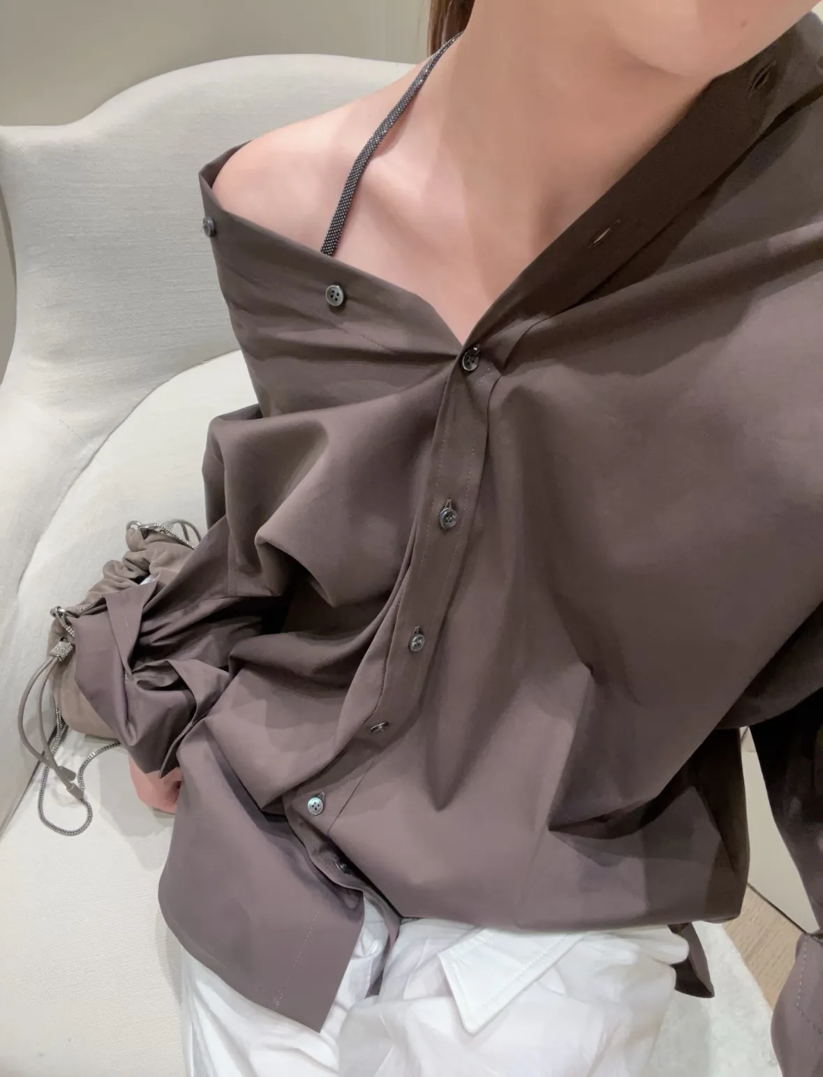 Рубашки Женские Brunello Cucinelli 10387710