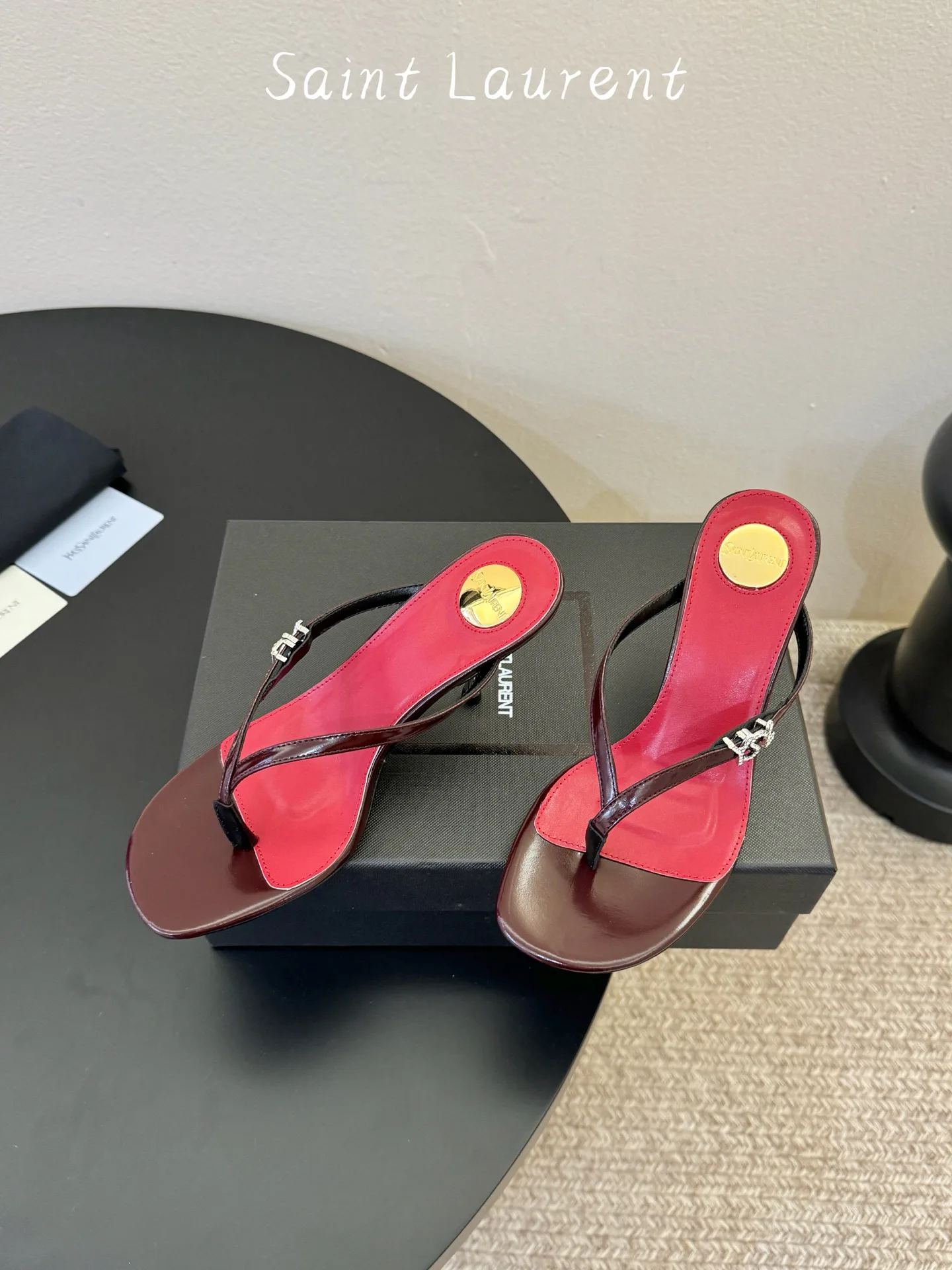 Босоножки Женские Saint Laurent 13182194