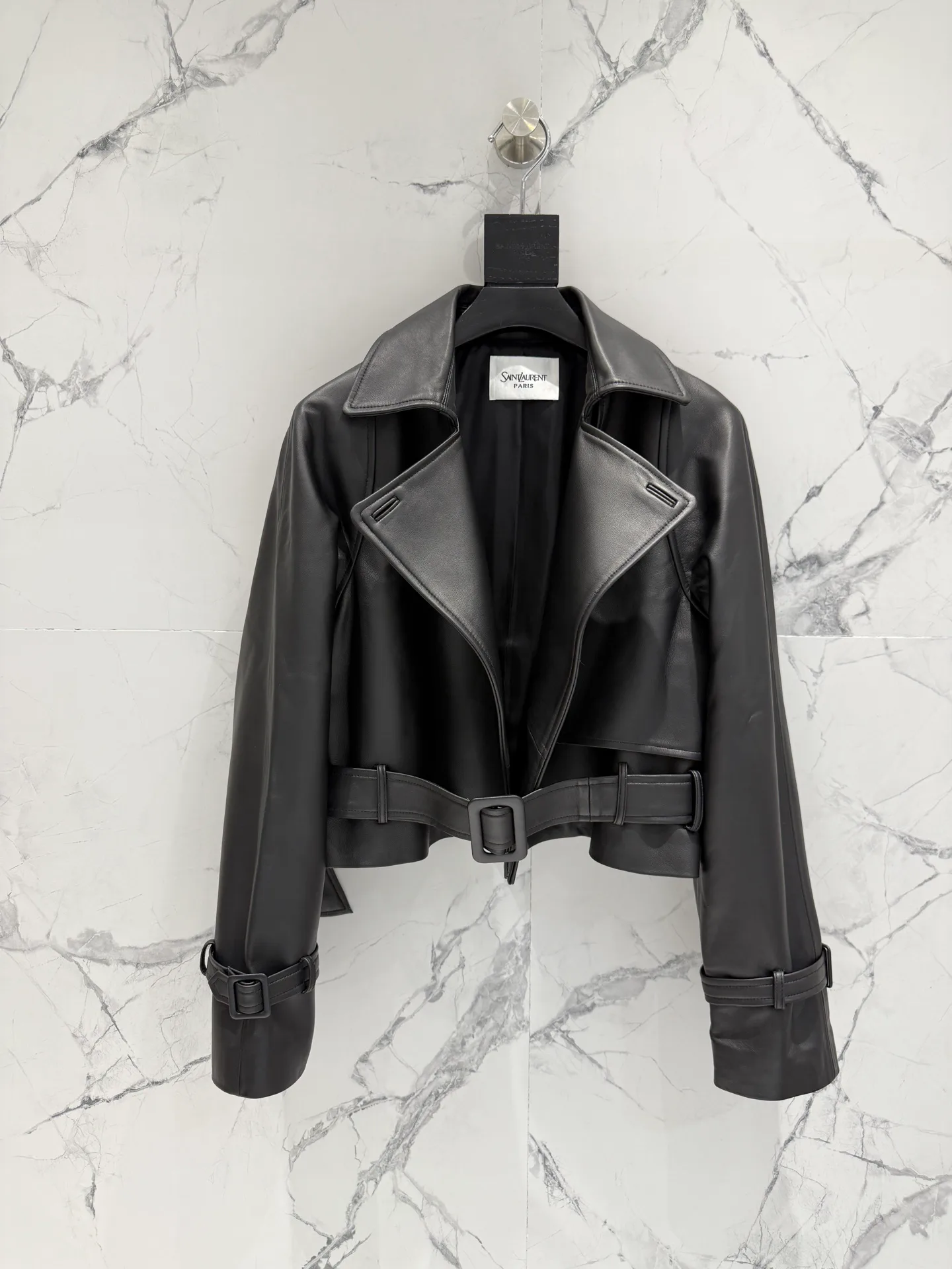 Кожаные Куртки И Дублёнки Женские Saint Laurent 11598162