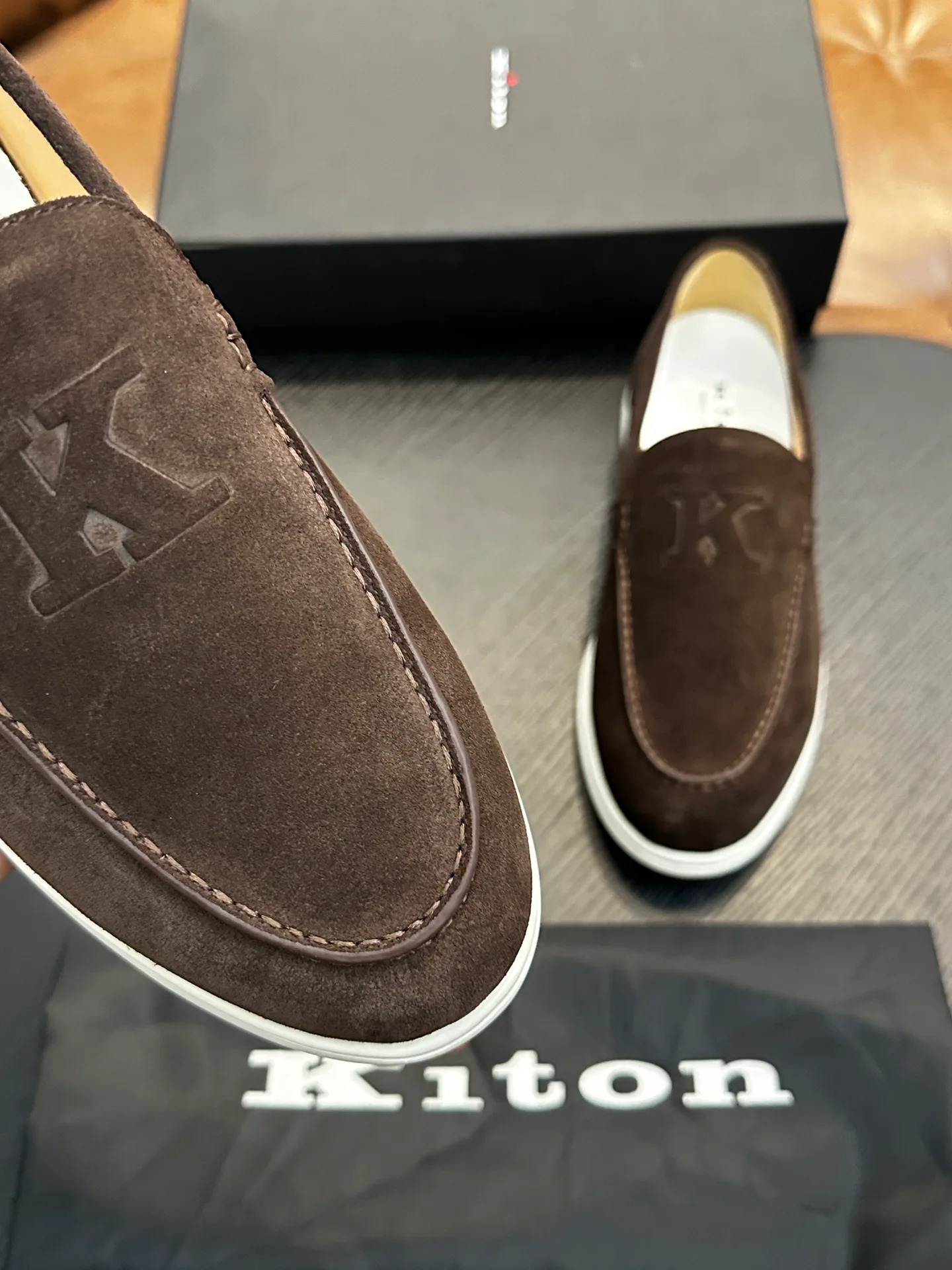 Лоферы И Туфли Мужские Kiton 383113