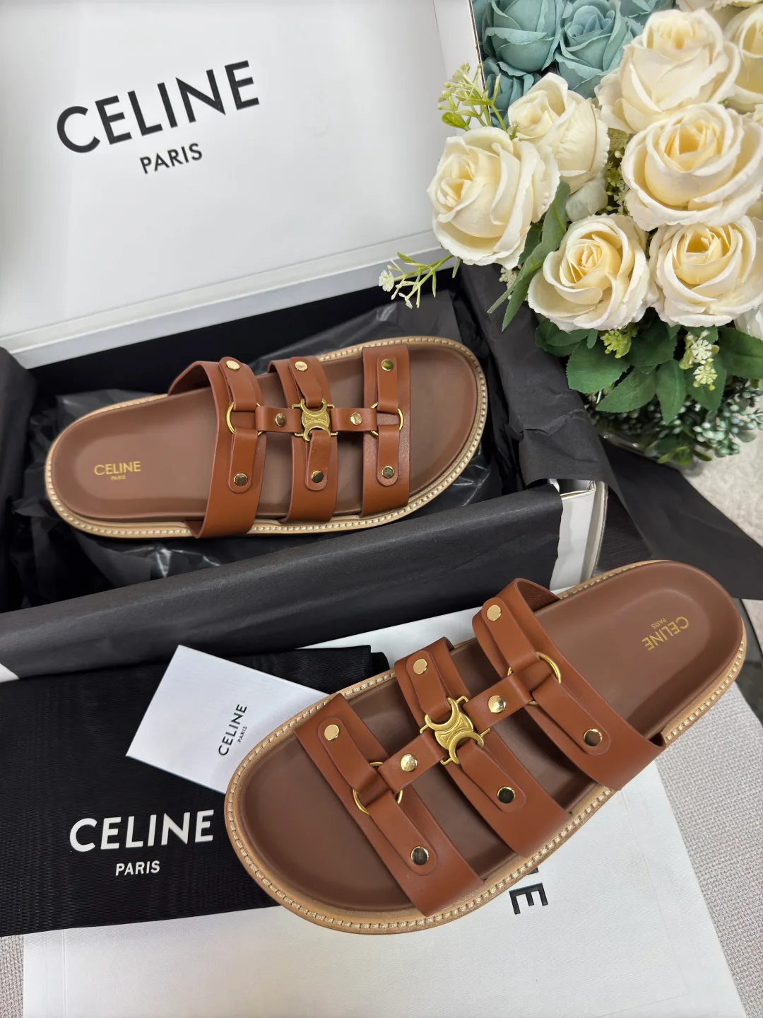 Шлепанцы Женские Celine 11057