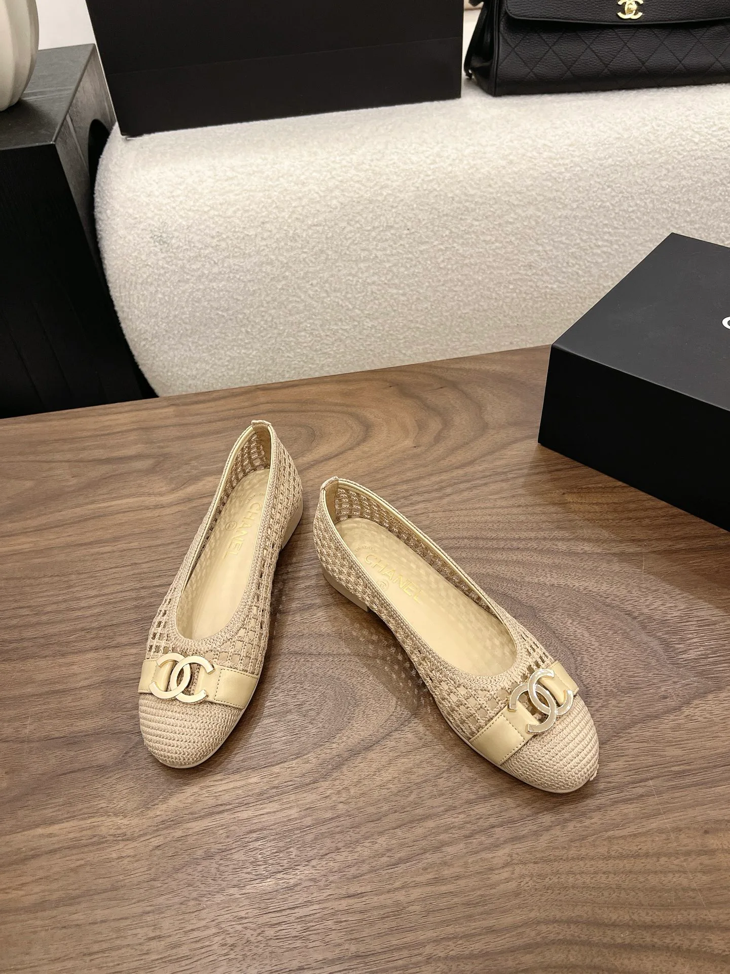 Балетки Женские Chanel 17342667