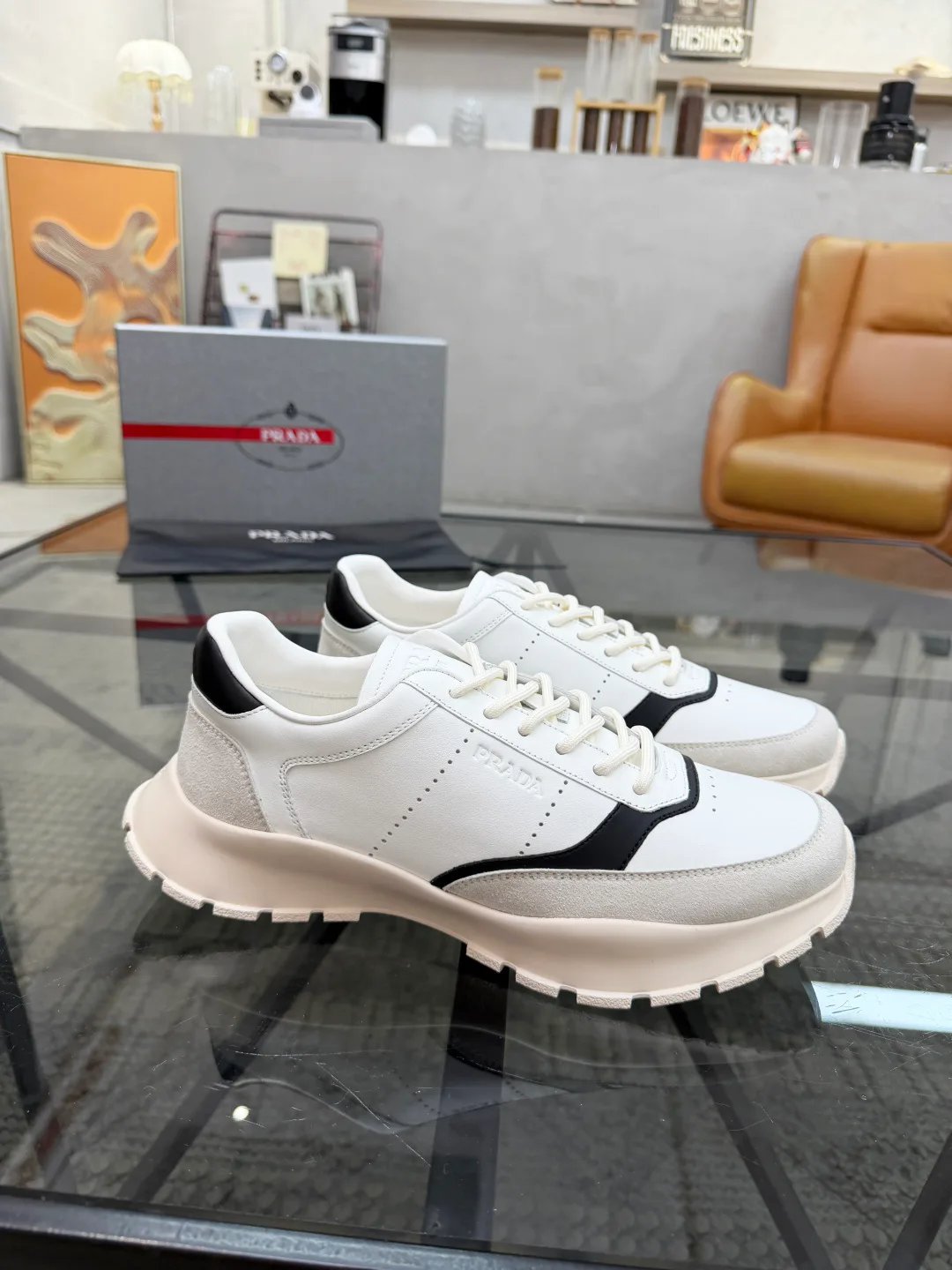 Кроссовки Мужские Prada 18346449