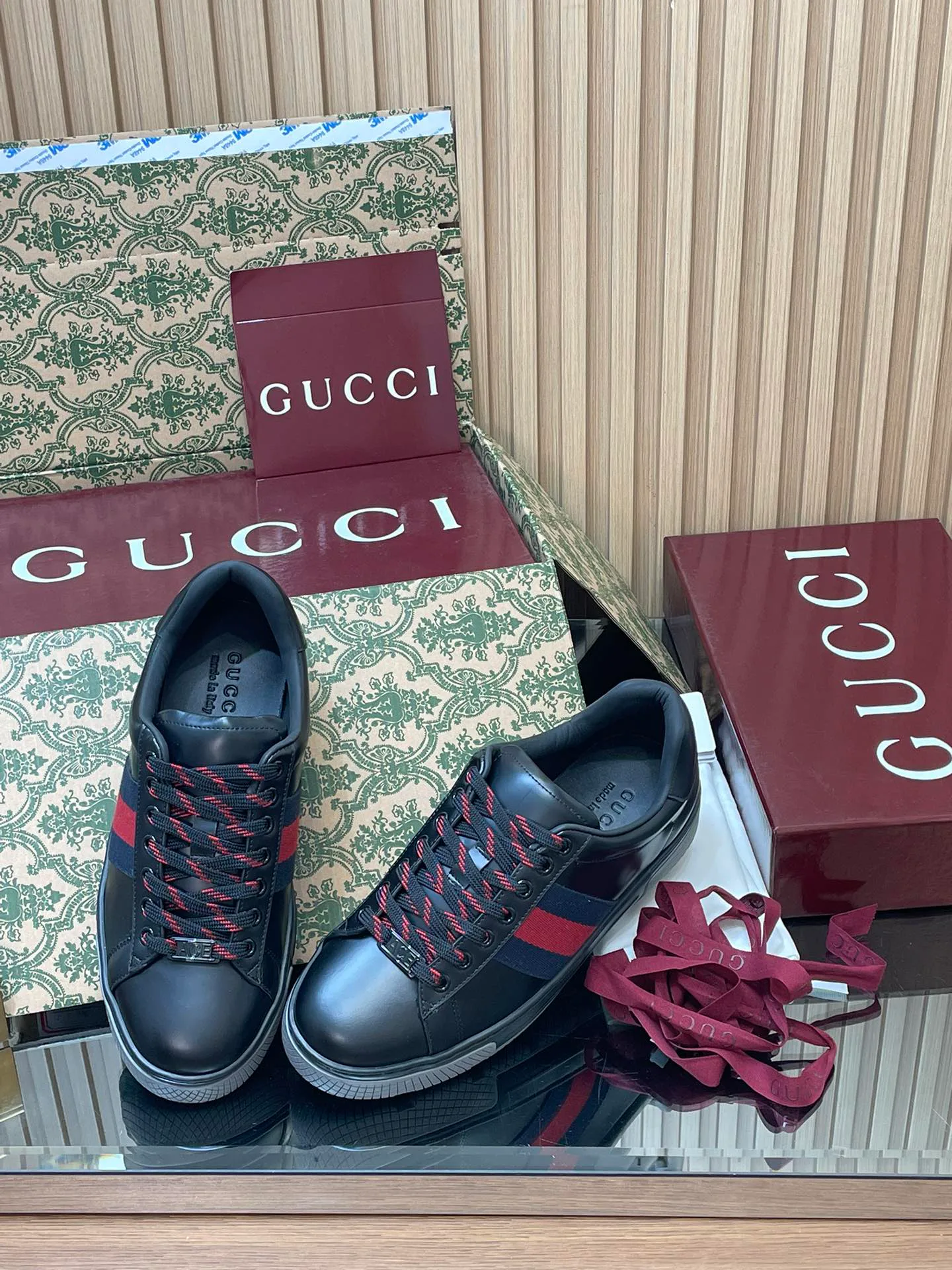Кроссовки Мужские Gucci 3443595