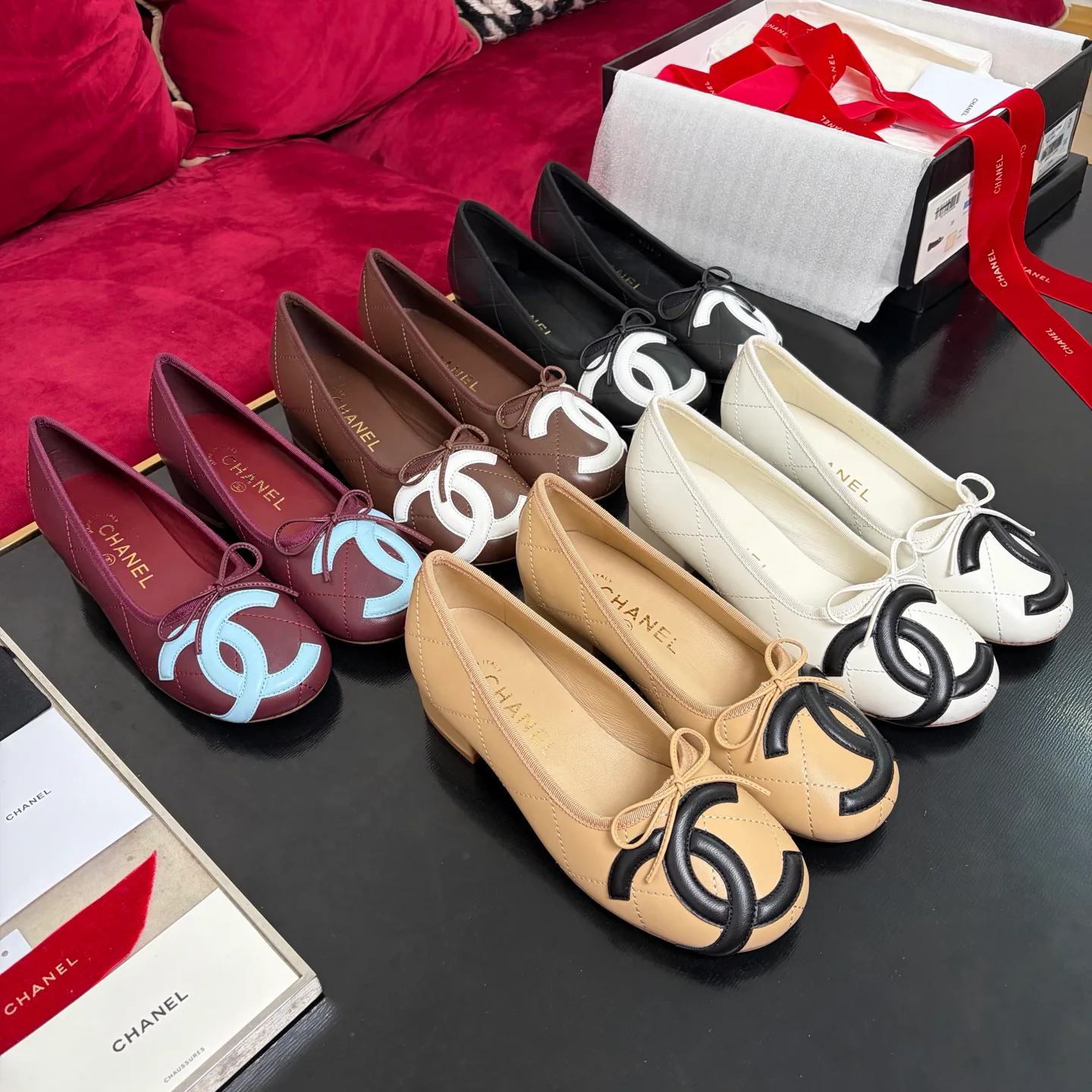 Балетки Женские Chanel 18725821