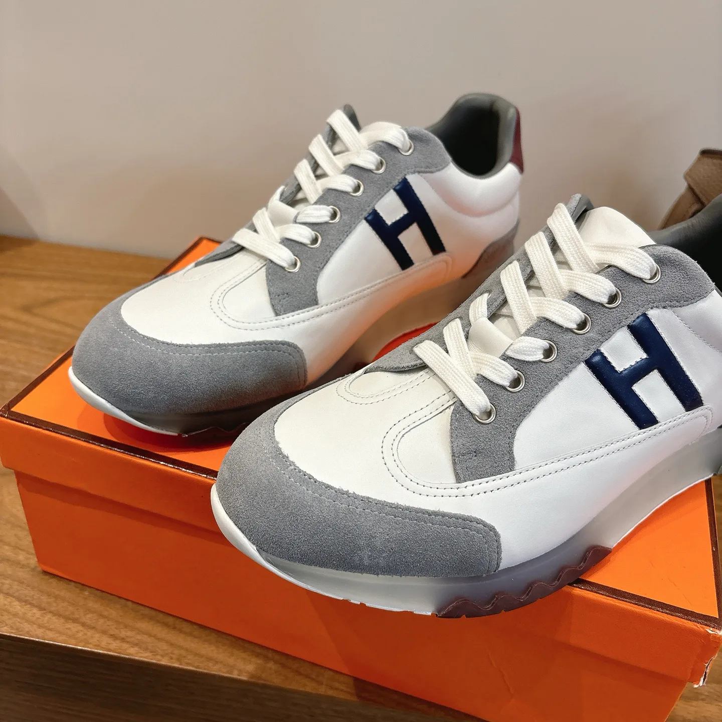 Кроссовки Мужские Hermes 1175857