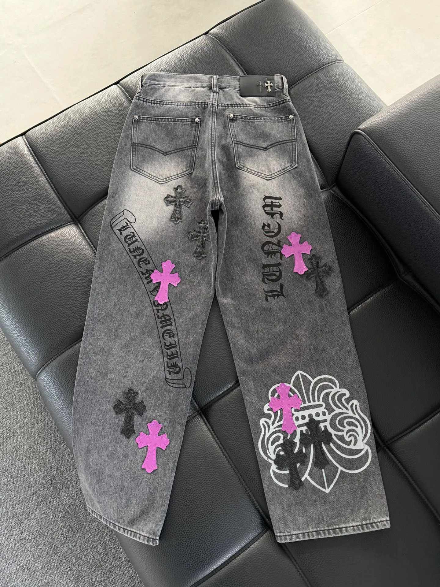 Джинсы Женские Chrome Hearts 13432491