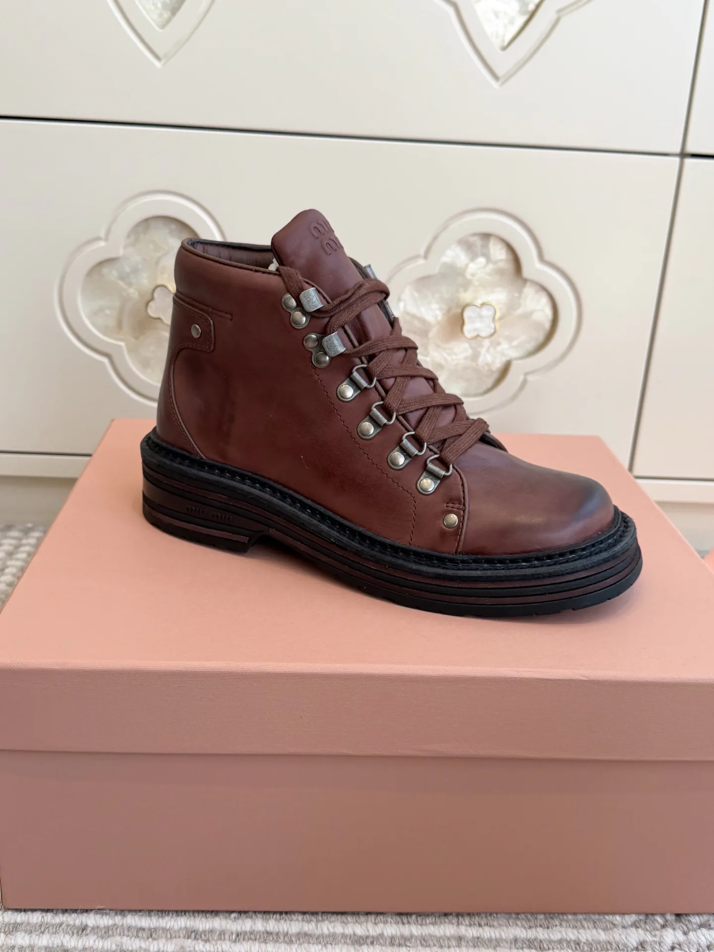 Ботинки Женские Miu Miu 17943212