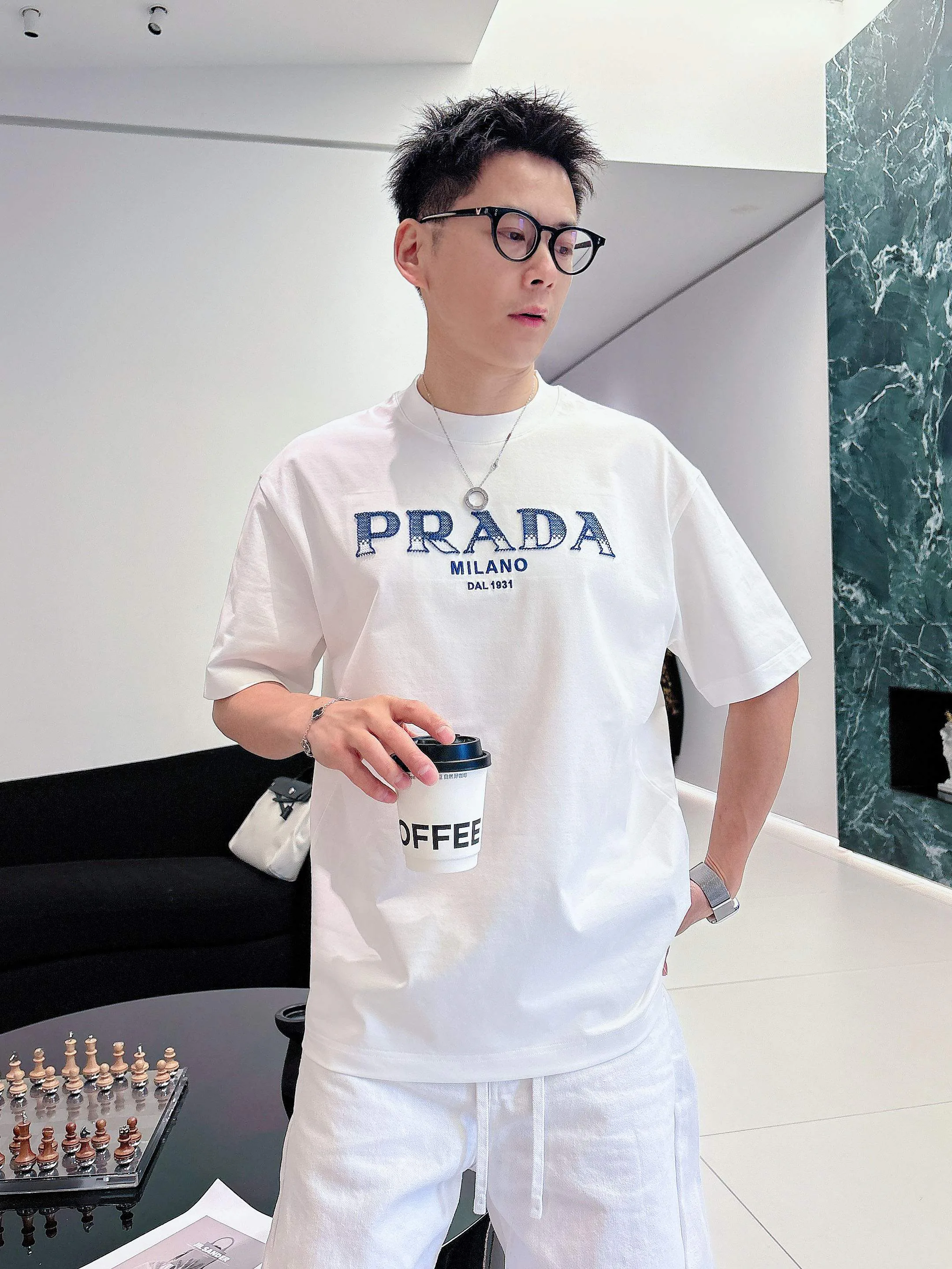 Футболки Мужские Prada 9465281