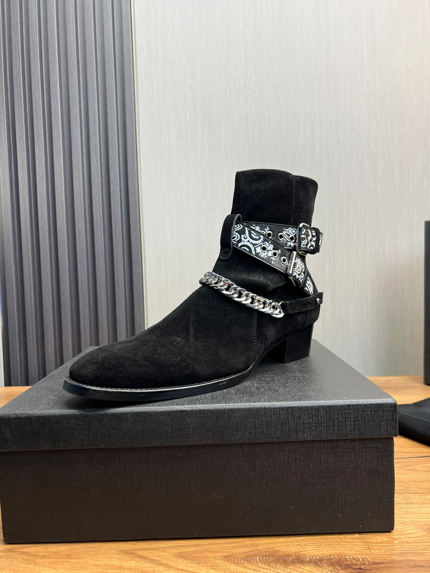 Ботинки Мужские Saint Laurent 1261435