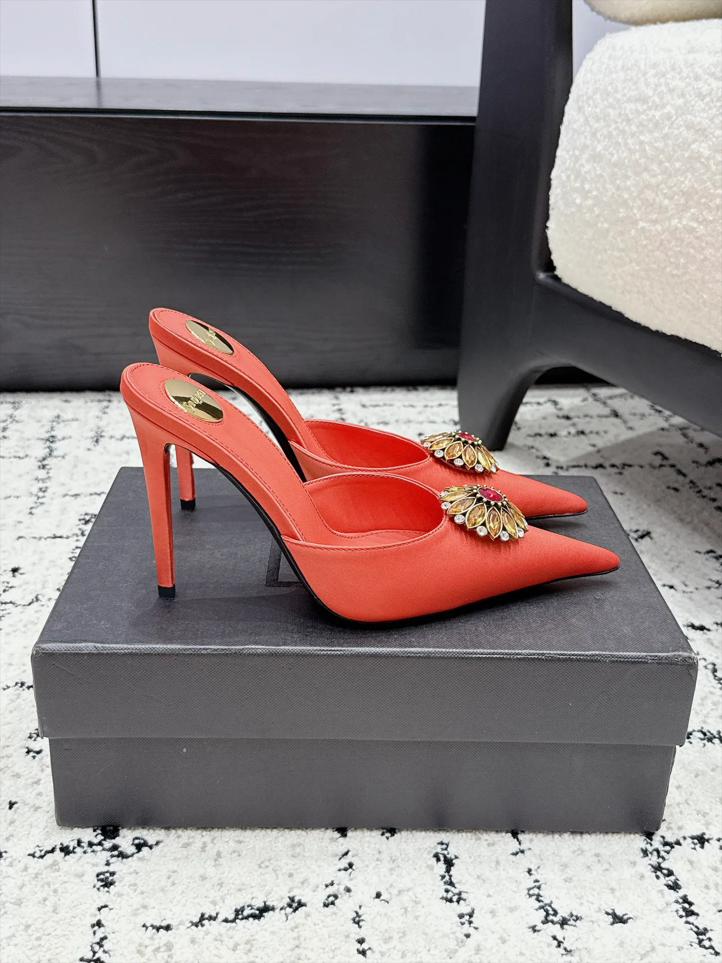 Мюли И Сабо Женские Saint Laurent 17946871