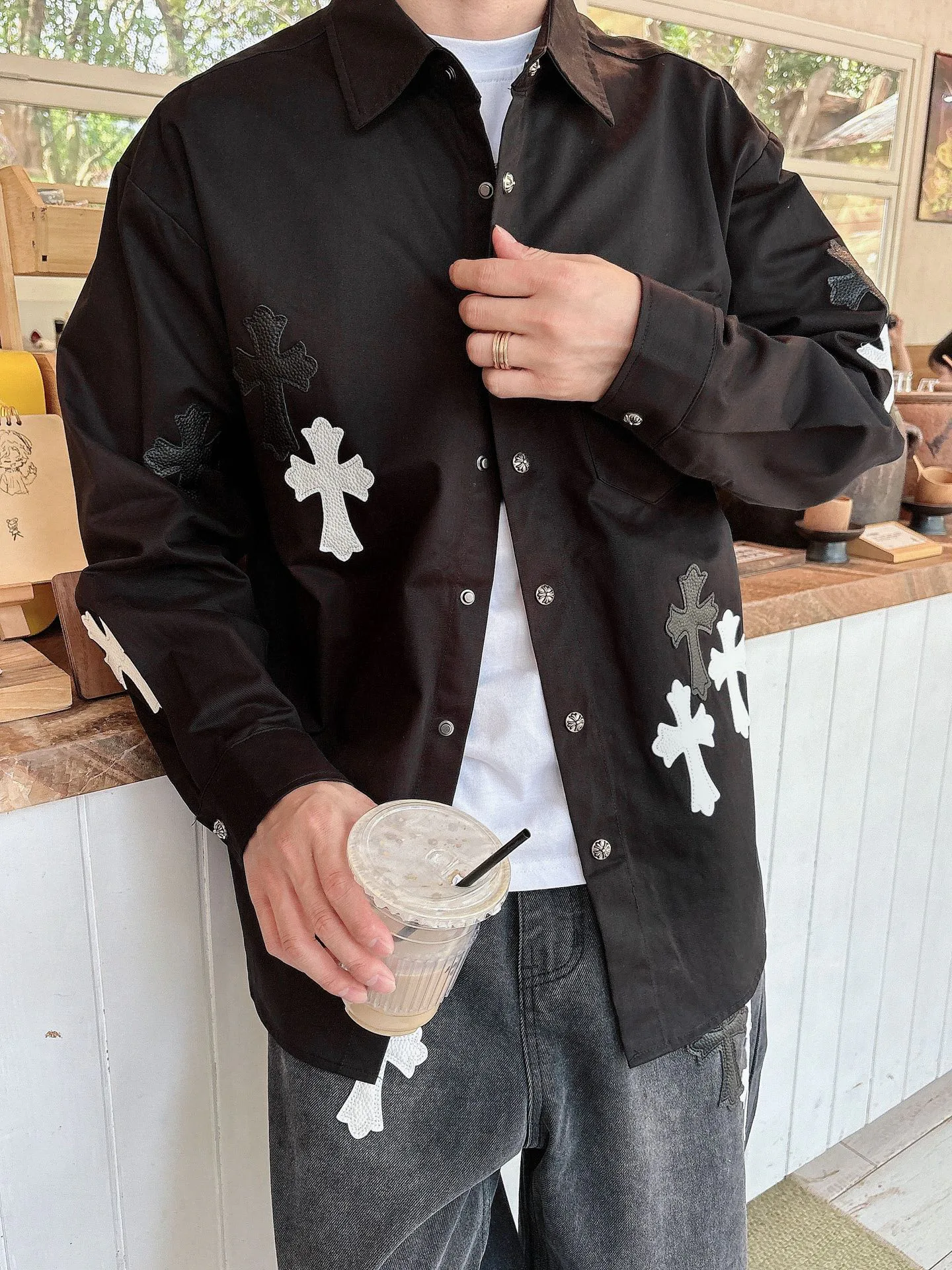 Рубашки Мужские Chrome Hearts 1274499