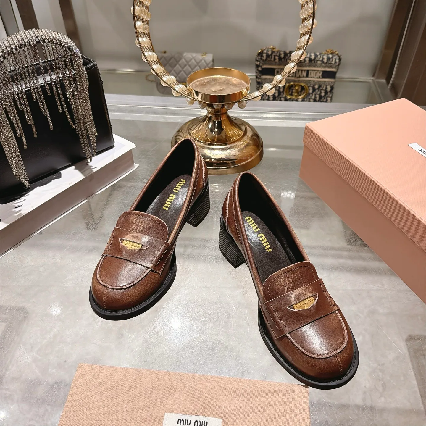 Лоферы И Мокасины Женские Miu Miu 19685815