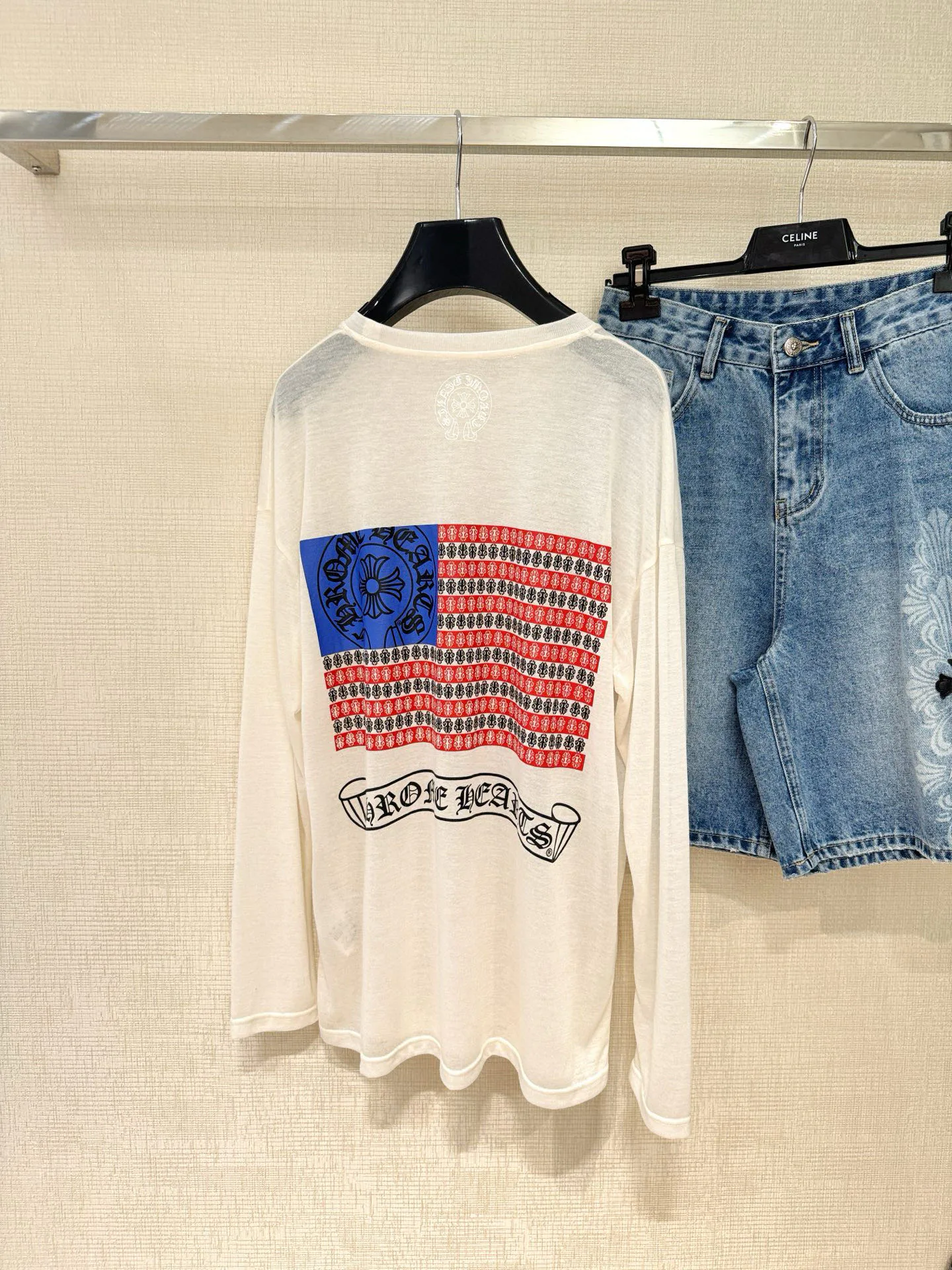 Лонгсливы Женские Chrome Hearts 50969