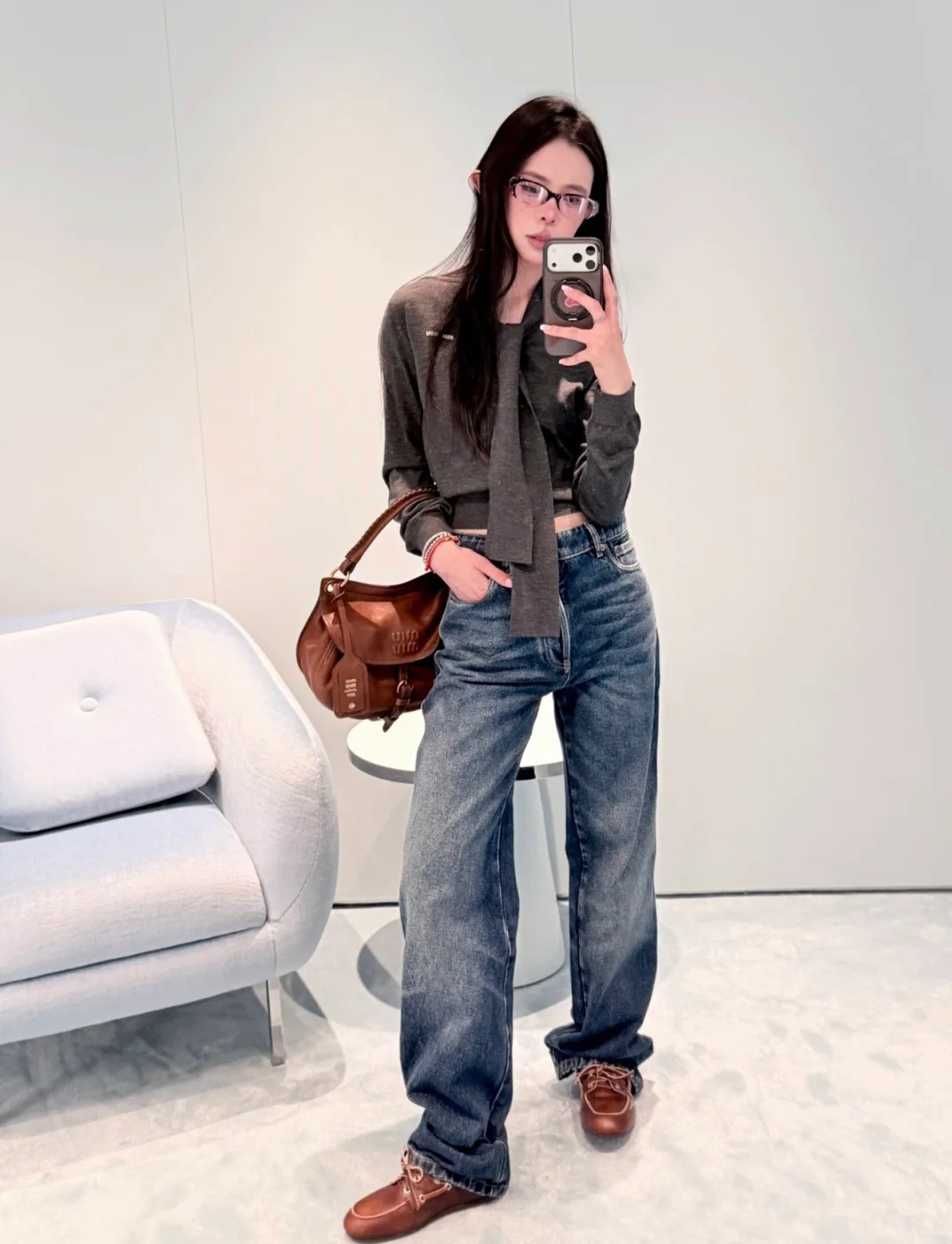 Джинсы Женские Miu Miu 18466071