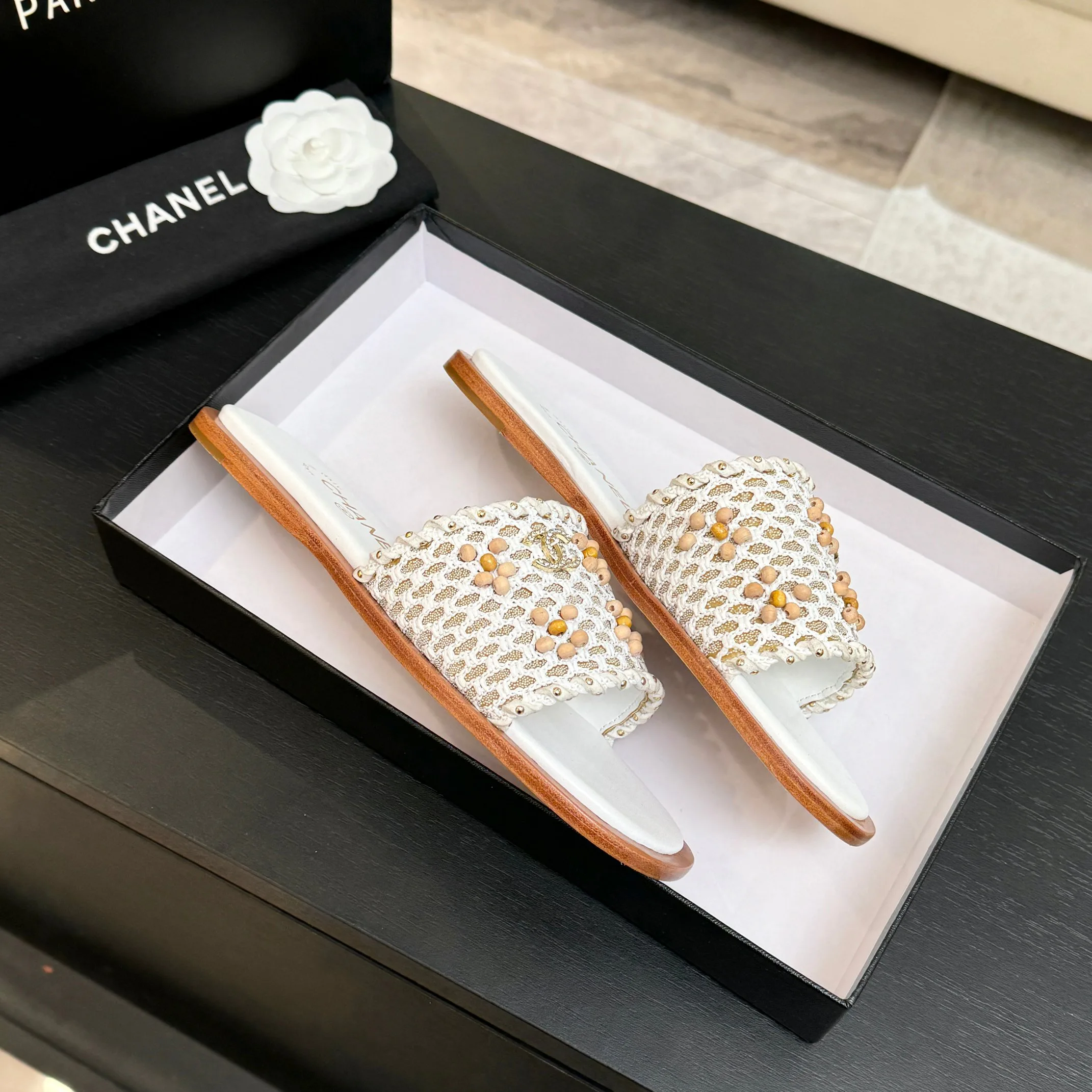 Шлепанцы Женские Chanel 10611362