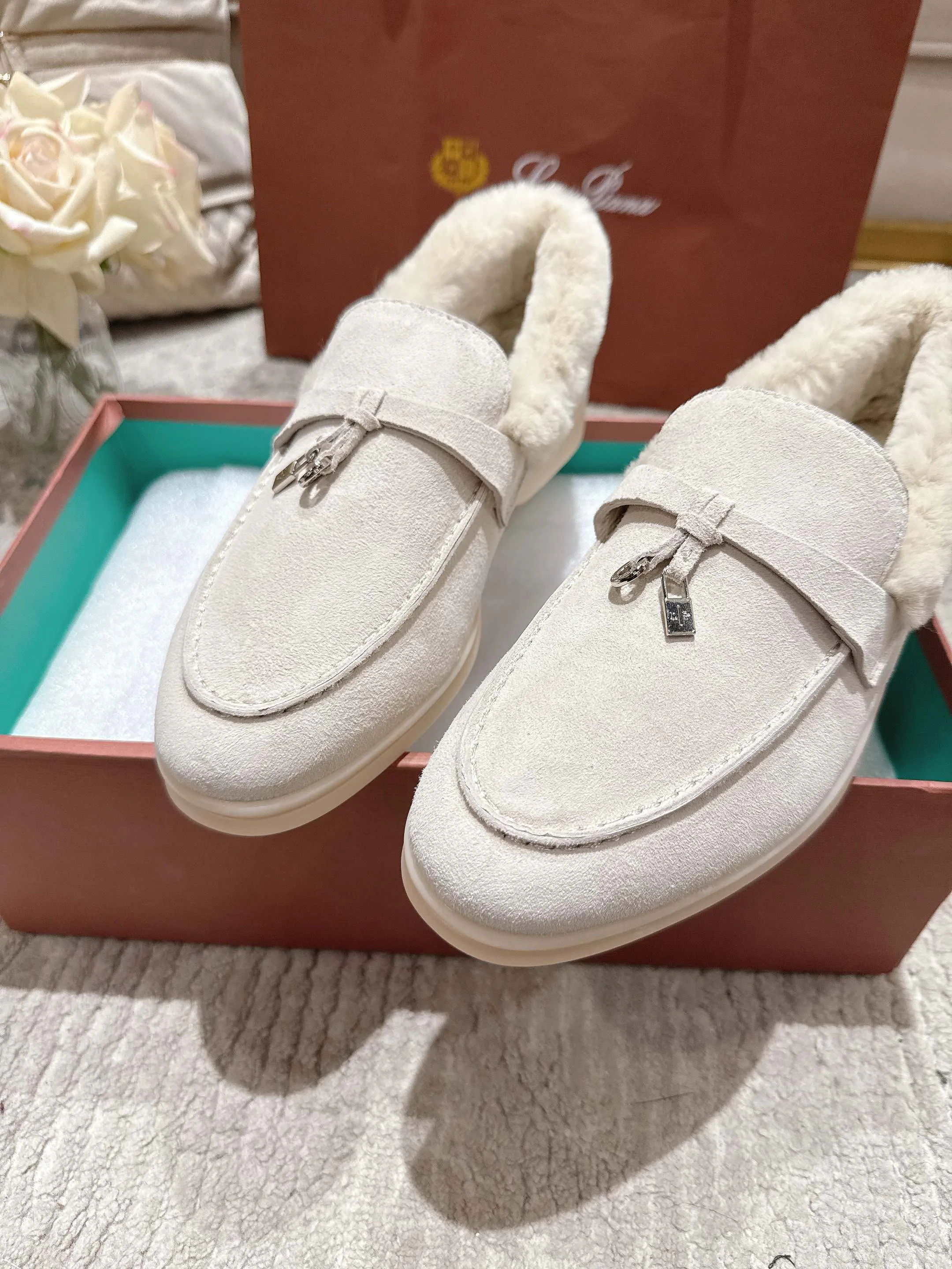 Лоферы Женские Loro Piana 219764