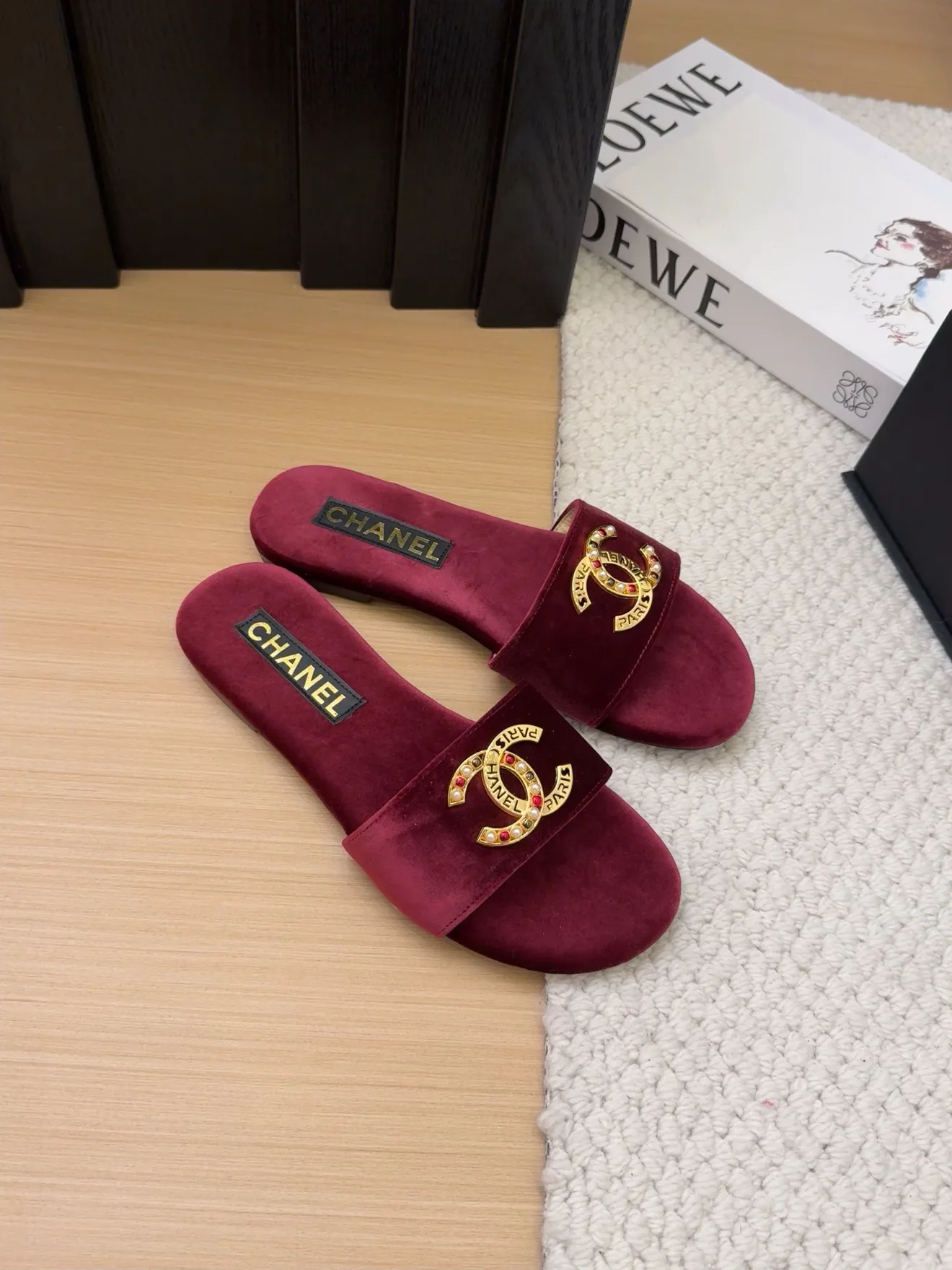 Шлепанцы Женские Chanel 28359