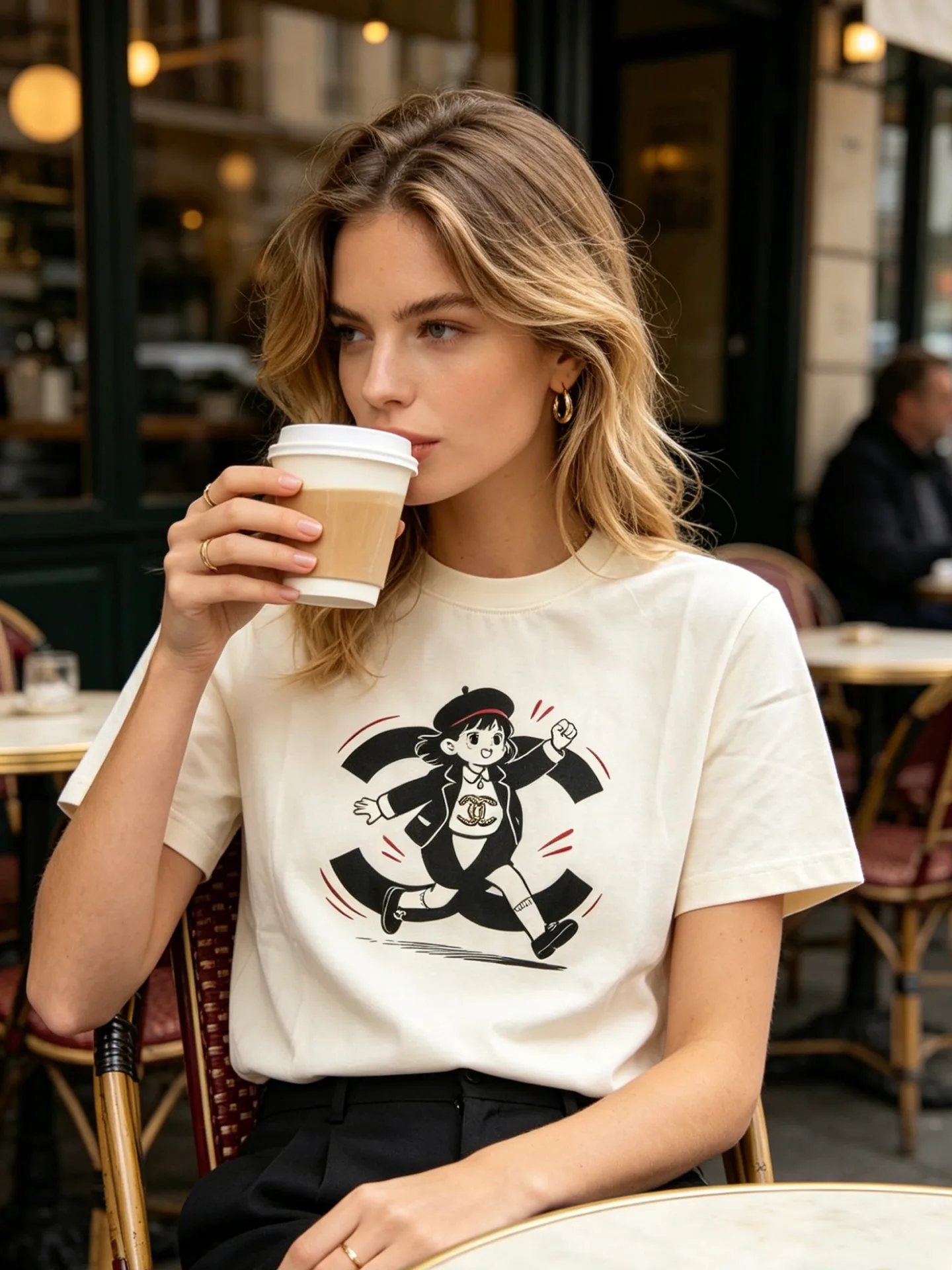 Футболки Женские Chanel 13076361