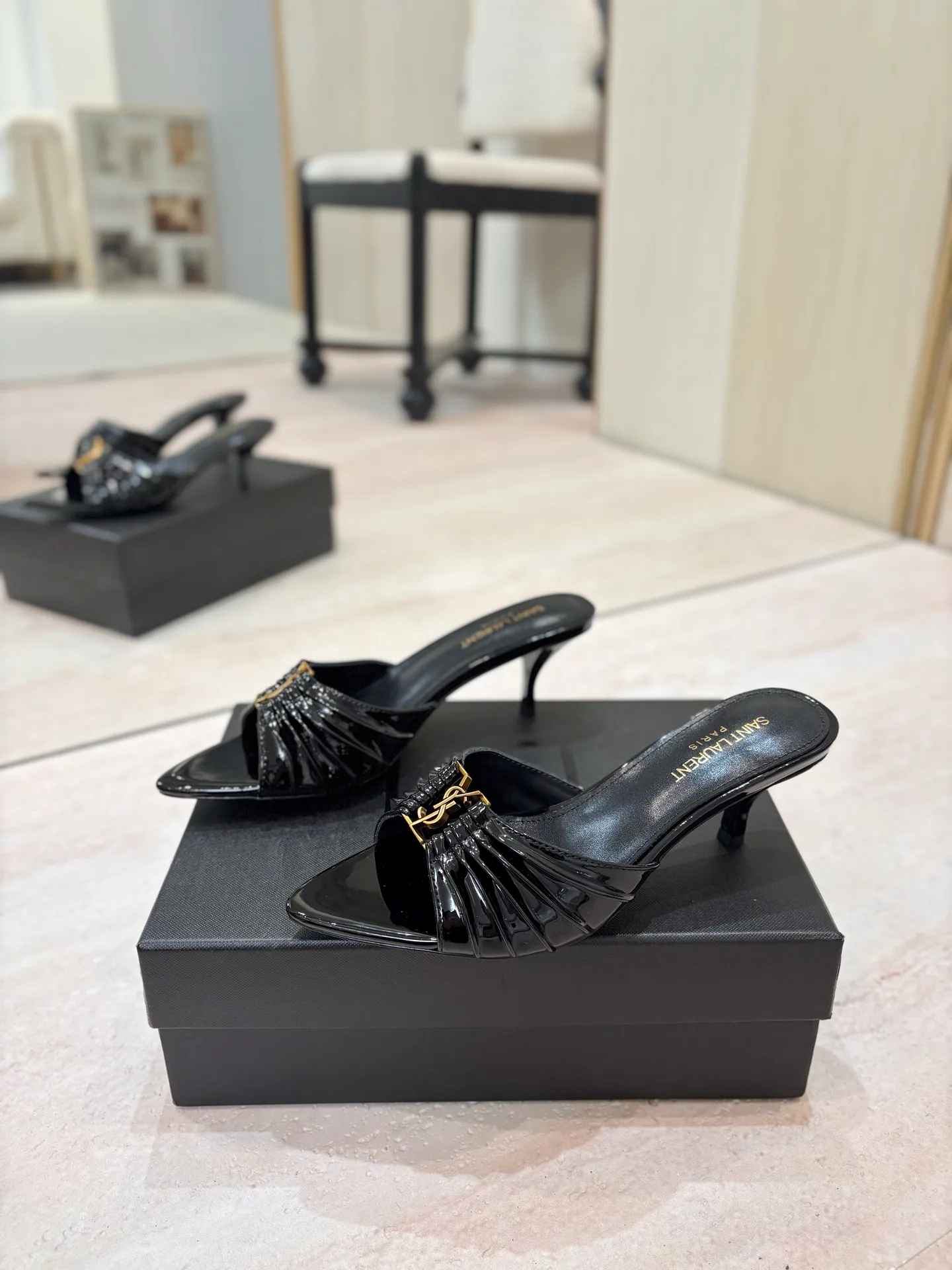 Мюли И Сабо Женские Saint Laurent 17476081
